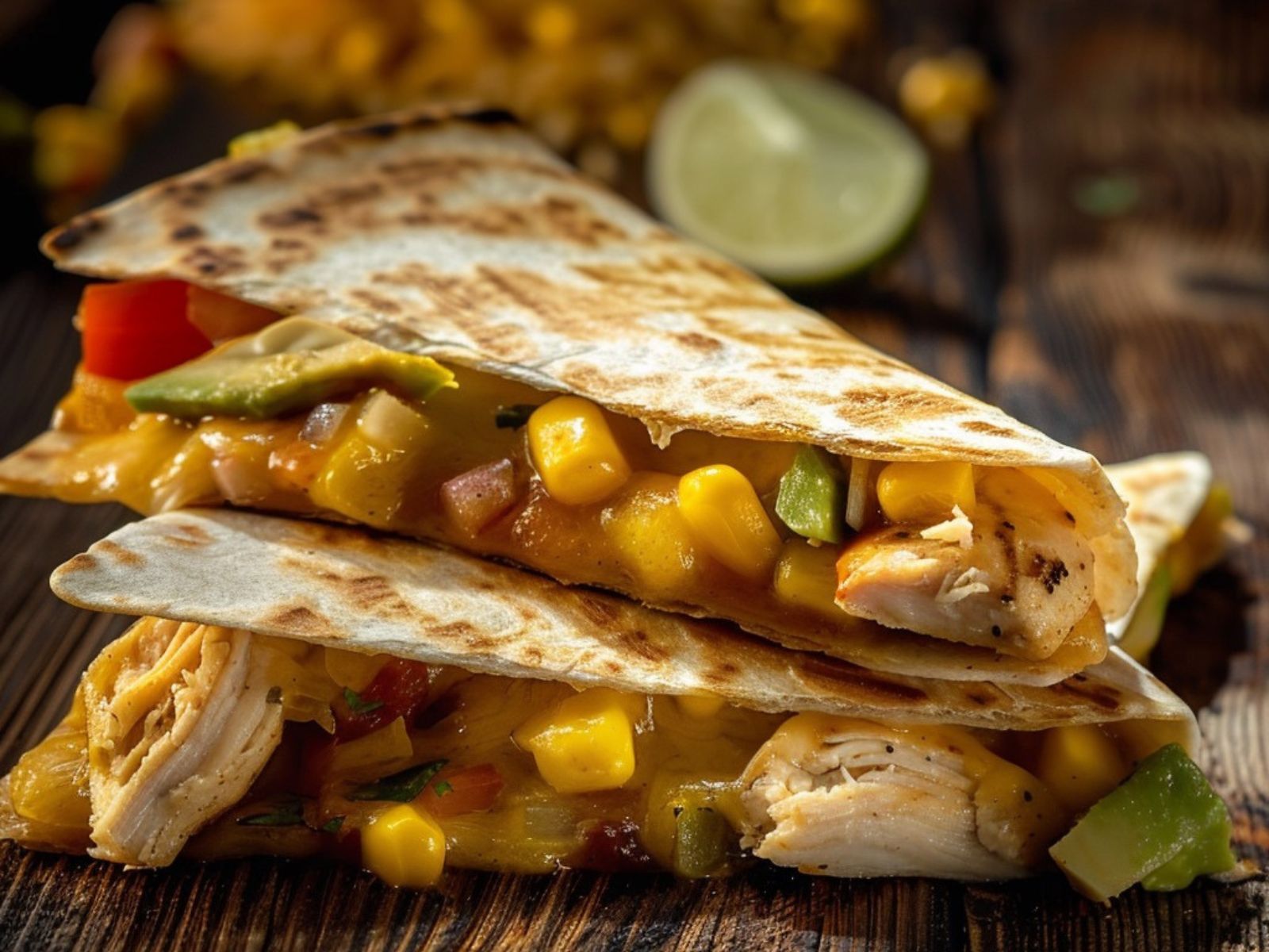 Mexican Chicken Quesadilla.