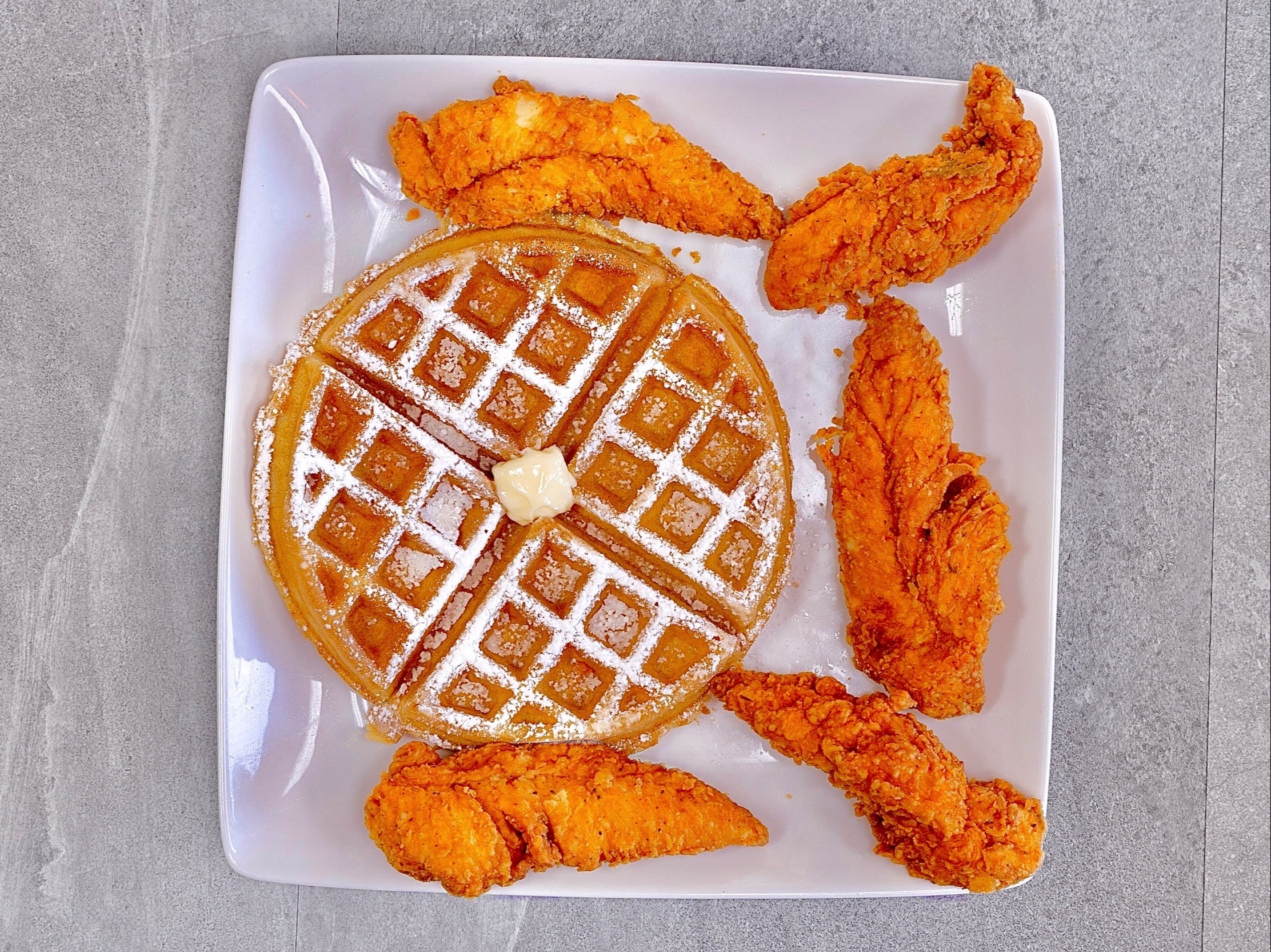 5 Tenders 1 Waffle.