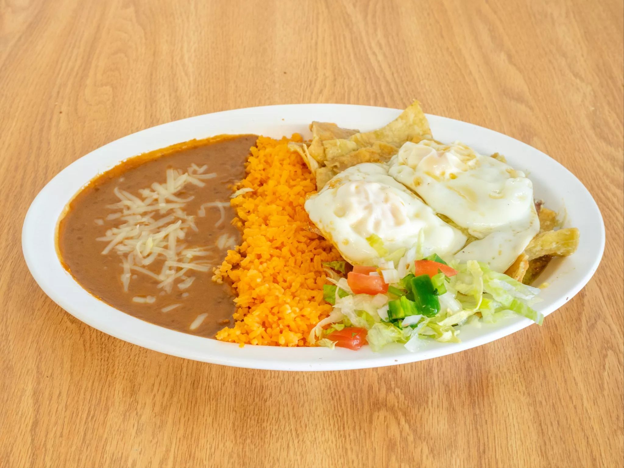 Chilaquiles con Huevo.