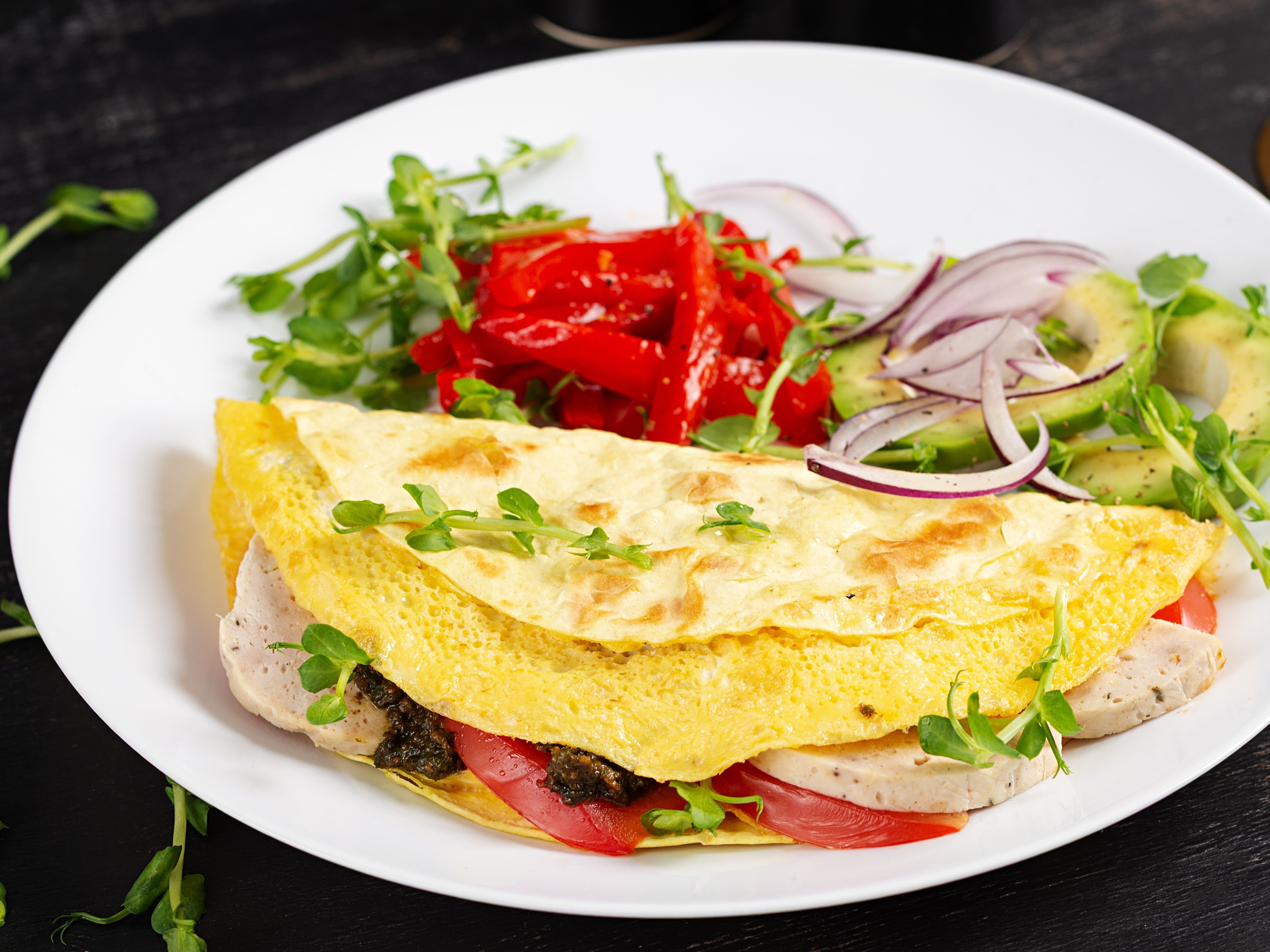 Veggie Omelette.