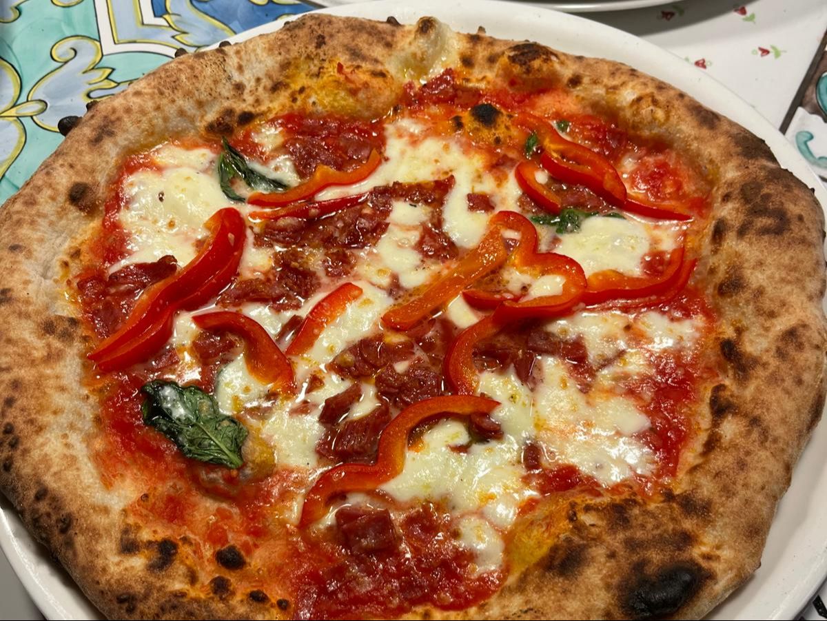 Diavola (Spicy) Pizza.