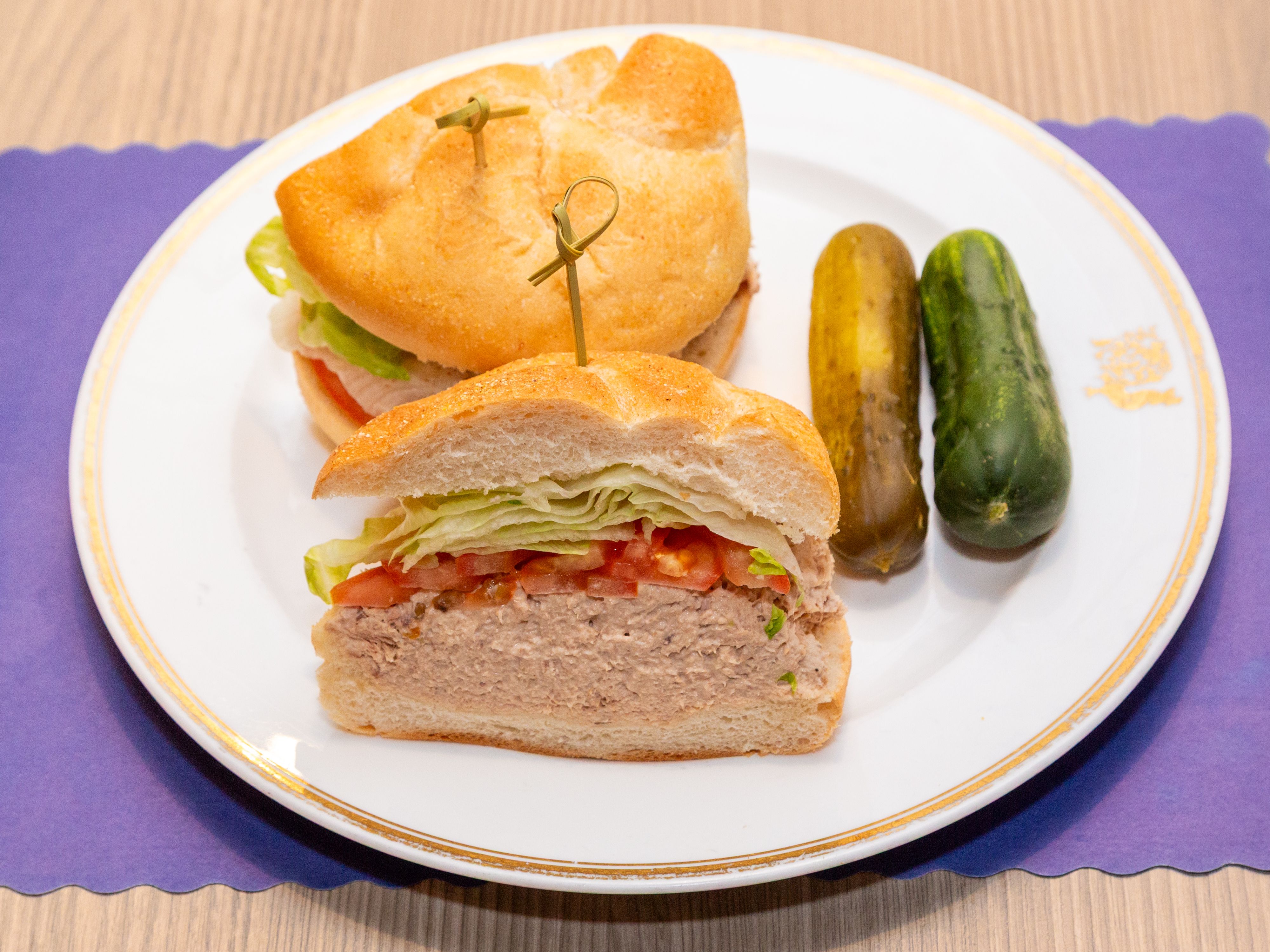 * Tuna Salad Sandwich.