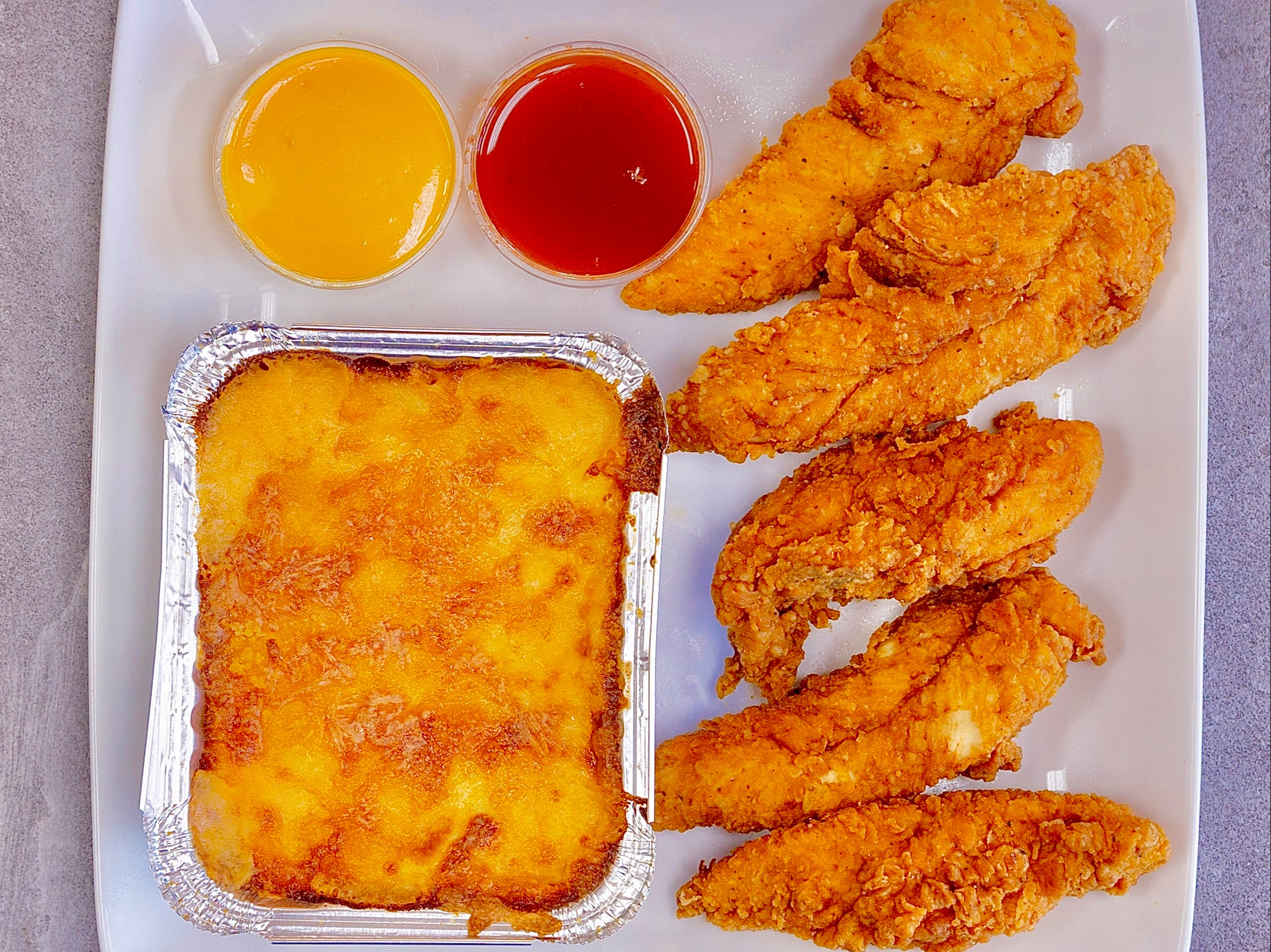 20 Tenders & 4 Sides.