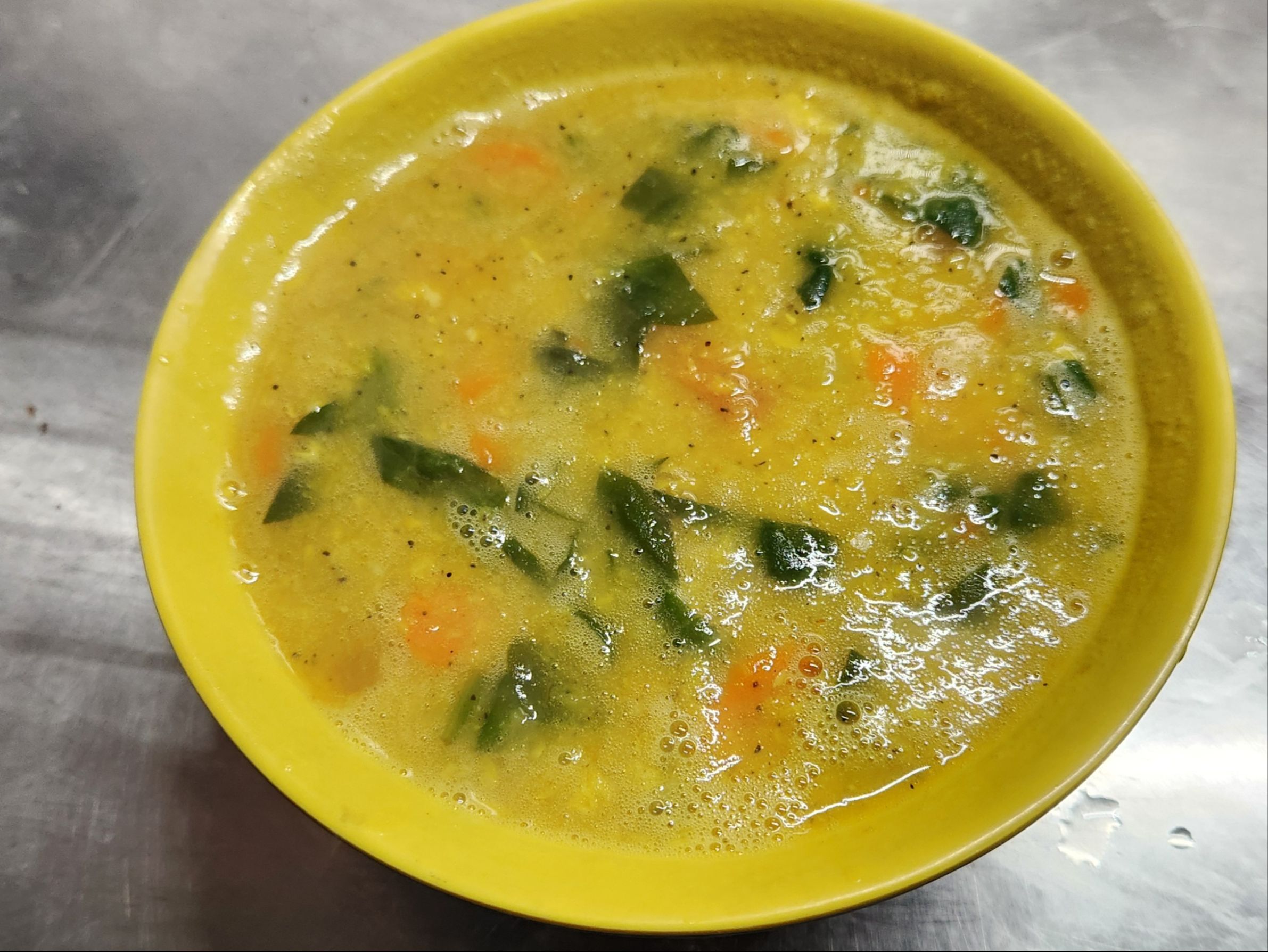 Spinach Lentil Soup.