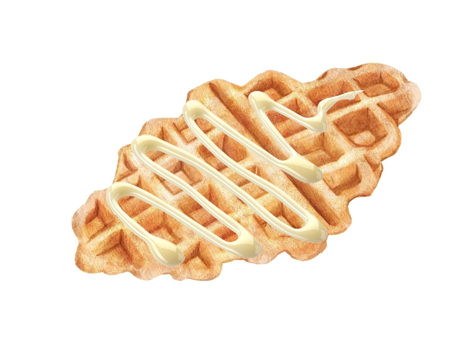 Condensed Milk Croffle.