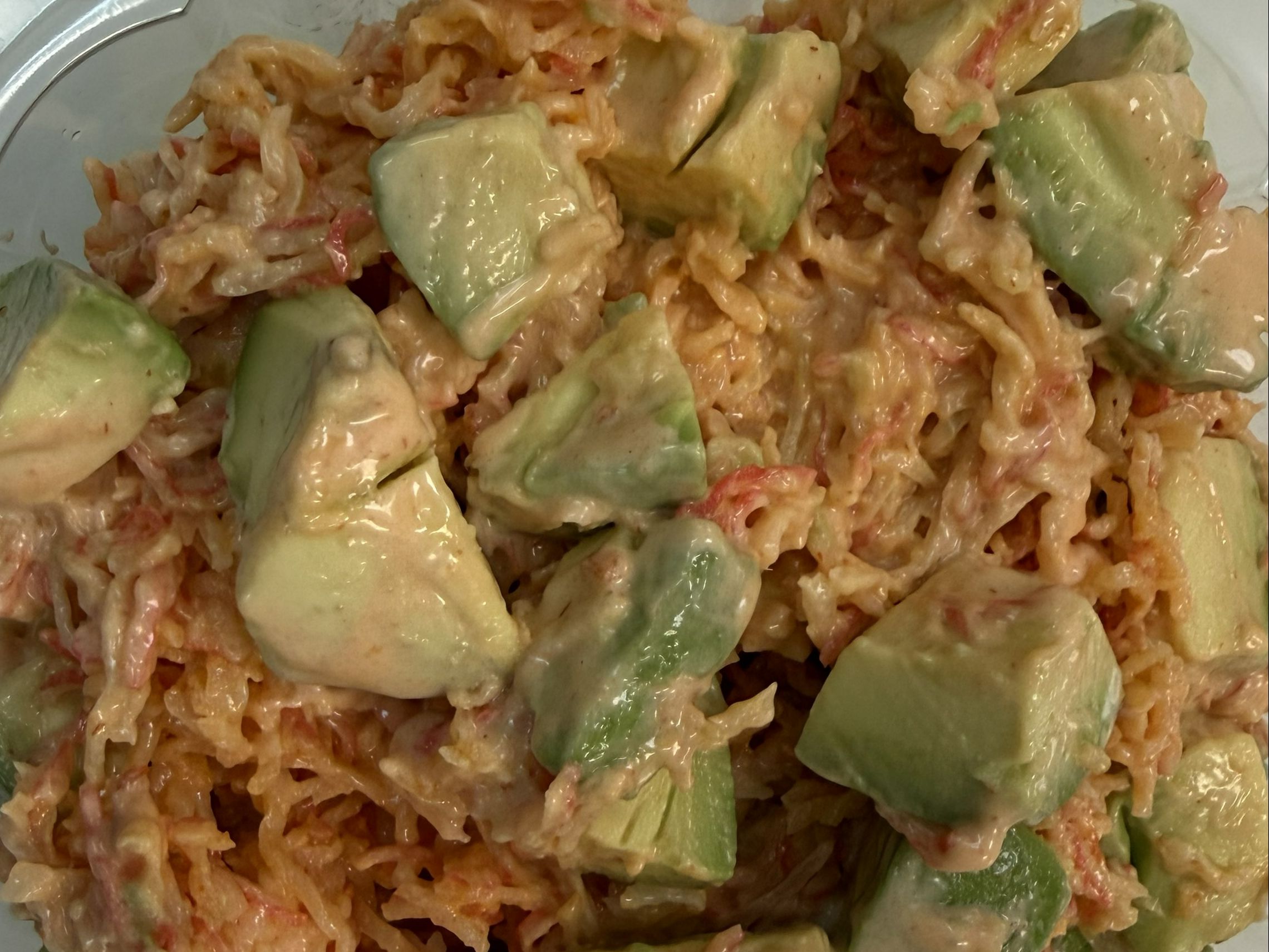 Avocado Crab Salad.