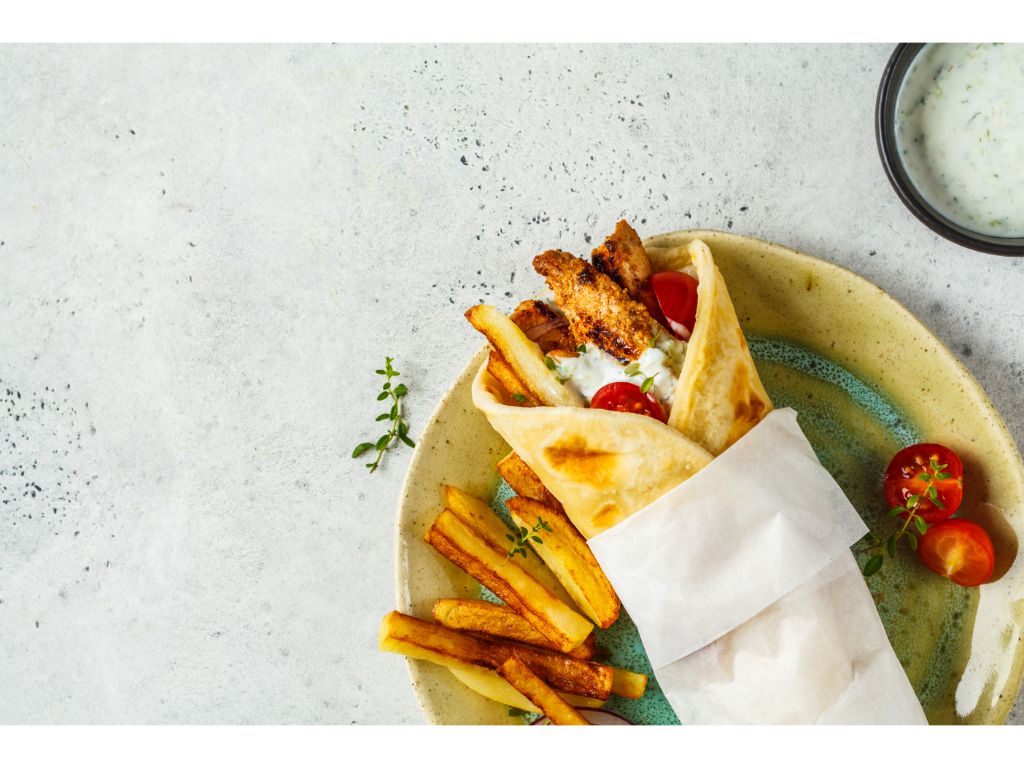 Chicken Gyro in a Pita HH.