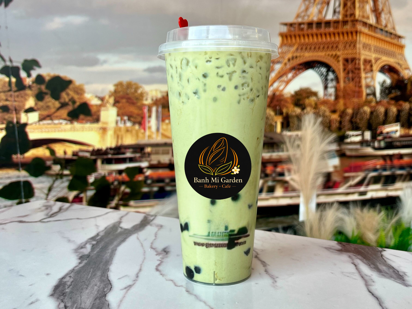 Matcha Milk Tea.