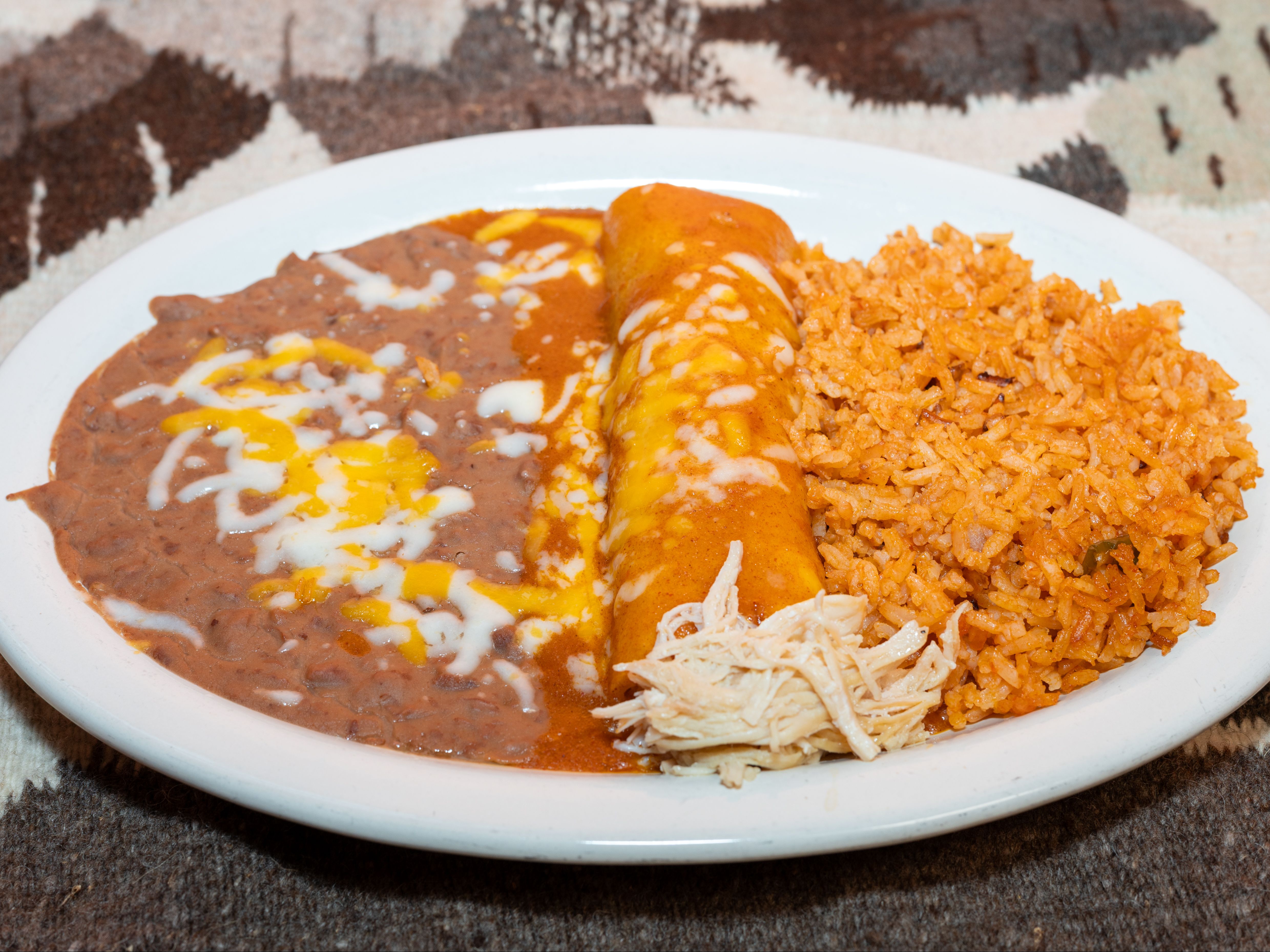 Enchiladas Combo.