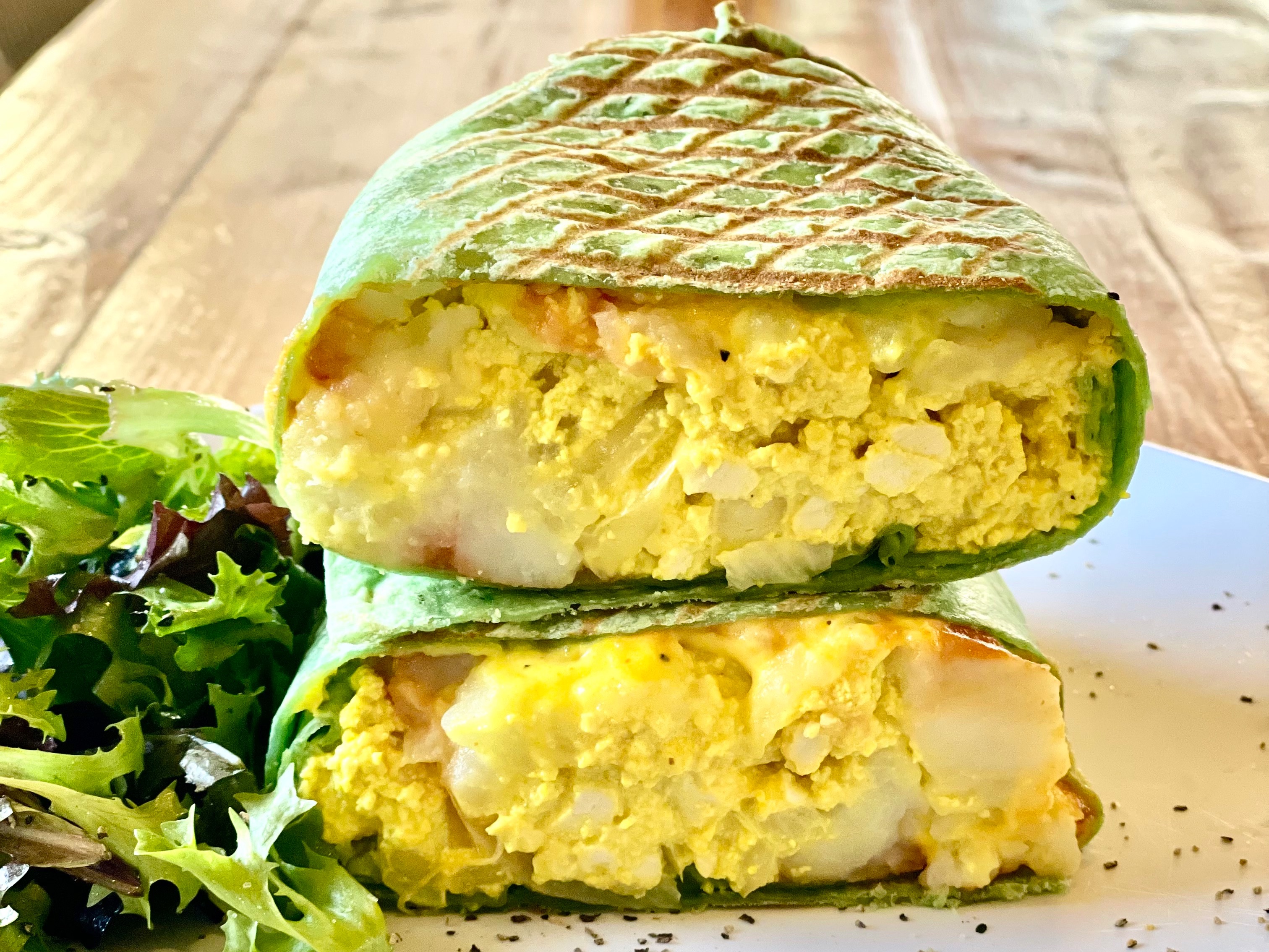 Egg Sausage Burrito.