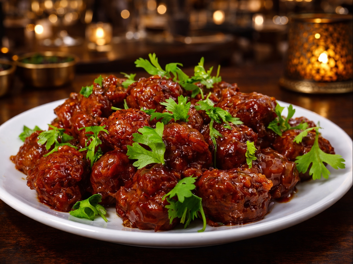 Veg Manchurian.