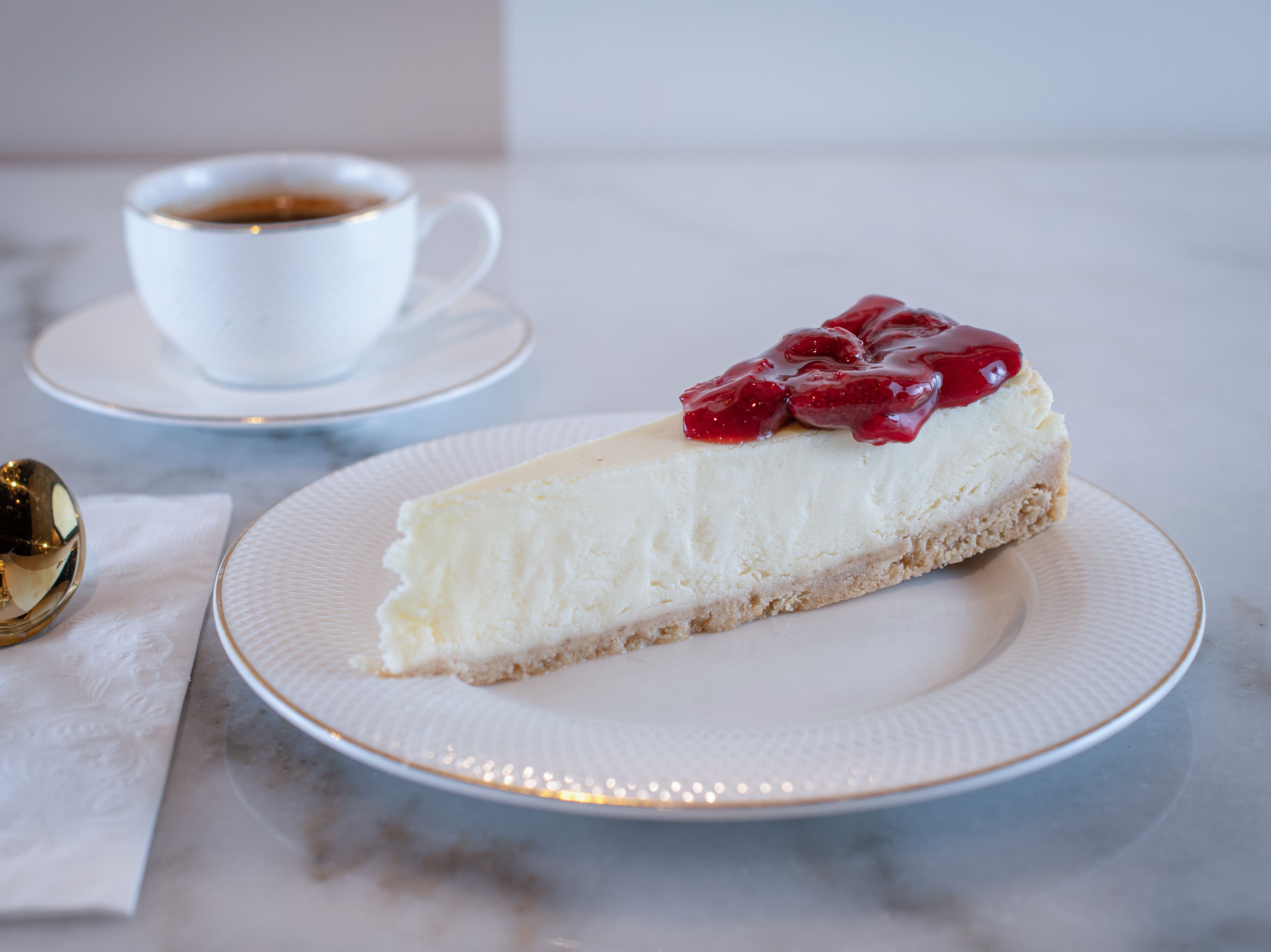NY Style Cheesecake.