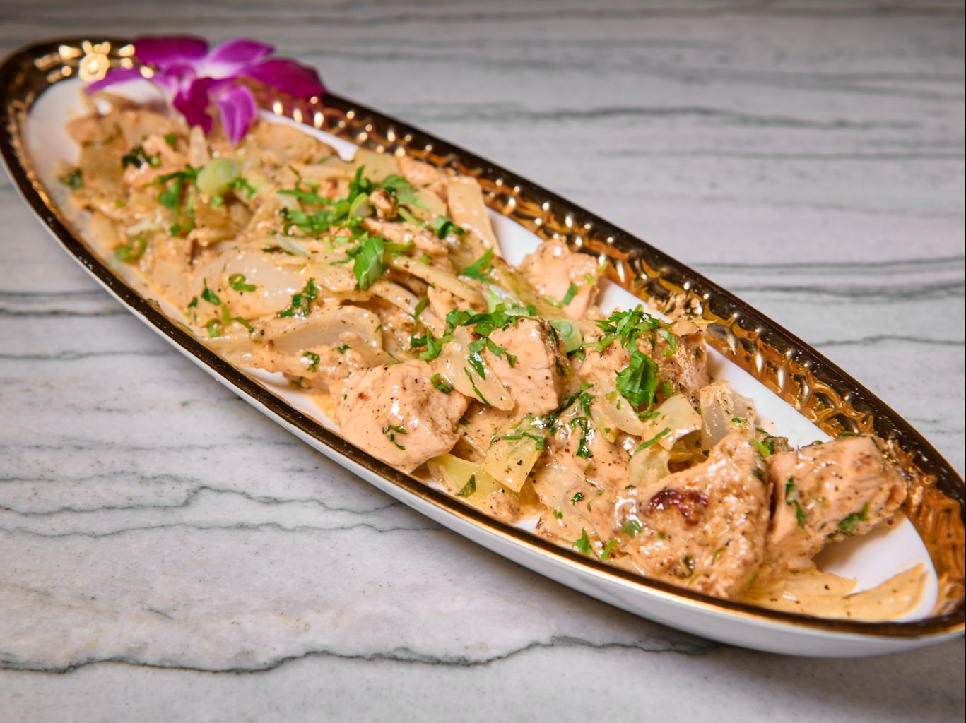 Lemon Pepper Chicken.