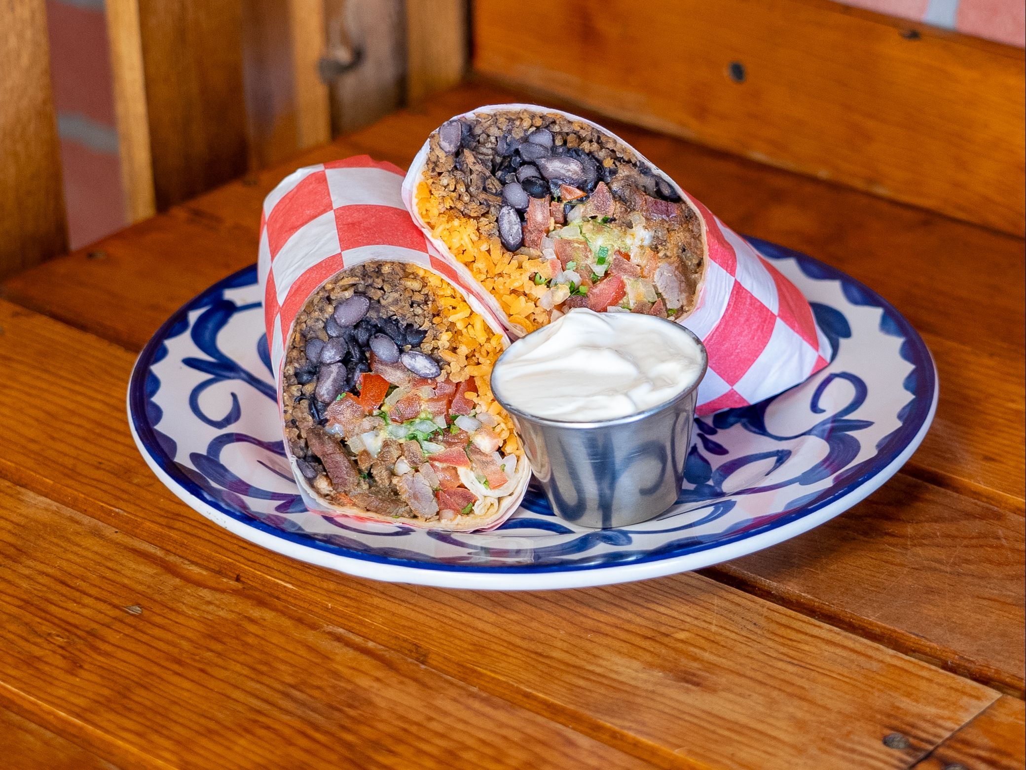 Ground Beef (Carne Molida) Burrito.