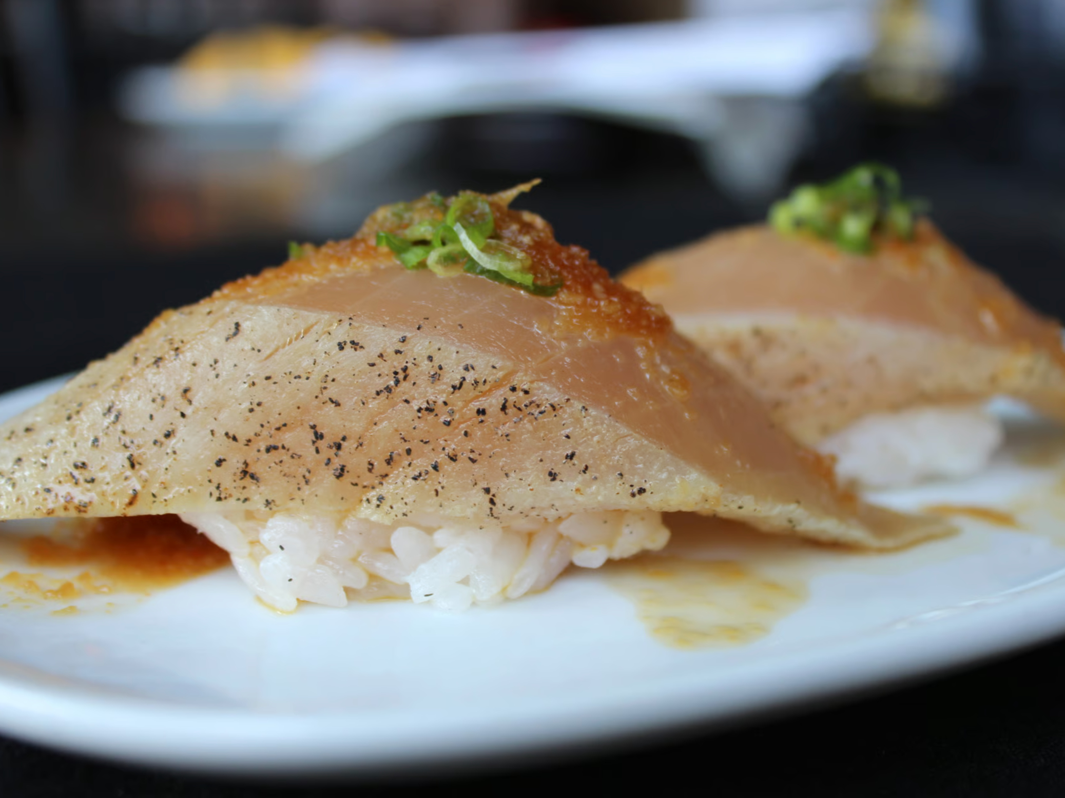 Albacore (Shiro Maguro) Nigiri.