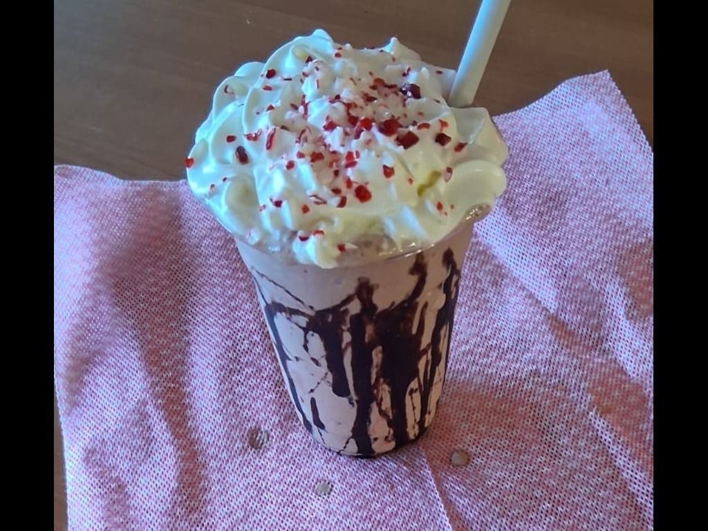 Chocolate Mint Milkshake.