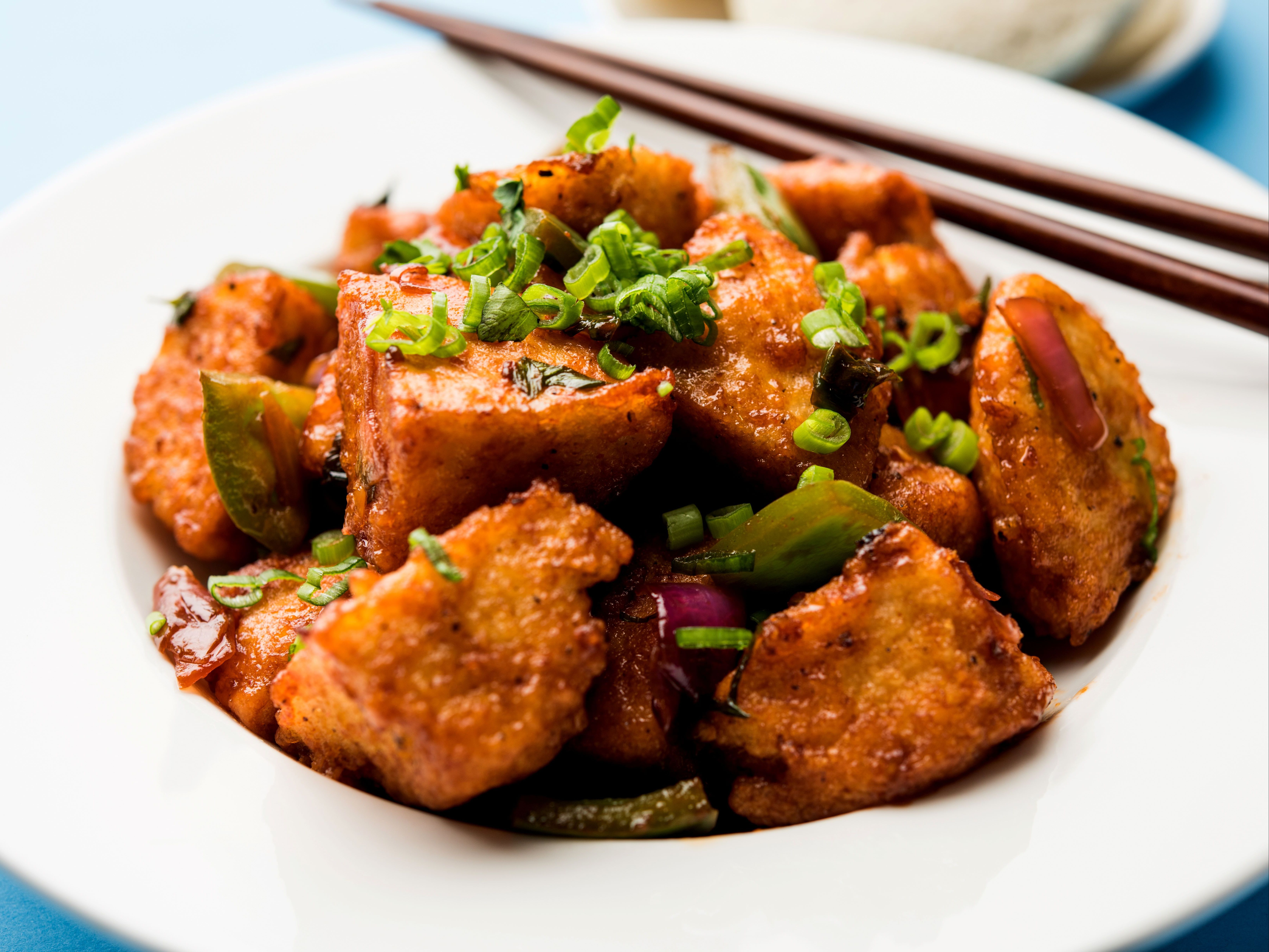 Chicken Manchurian.