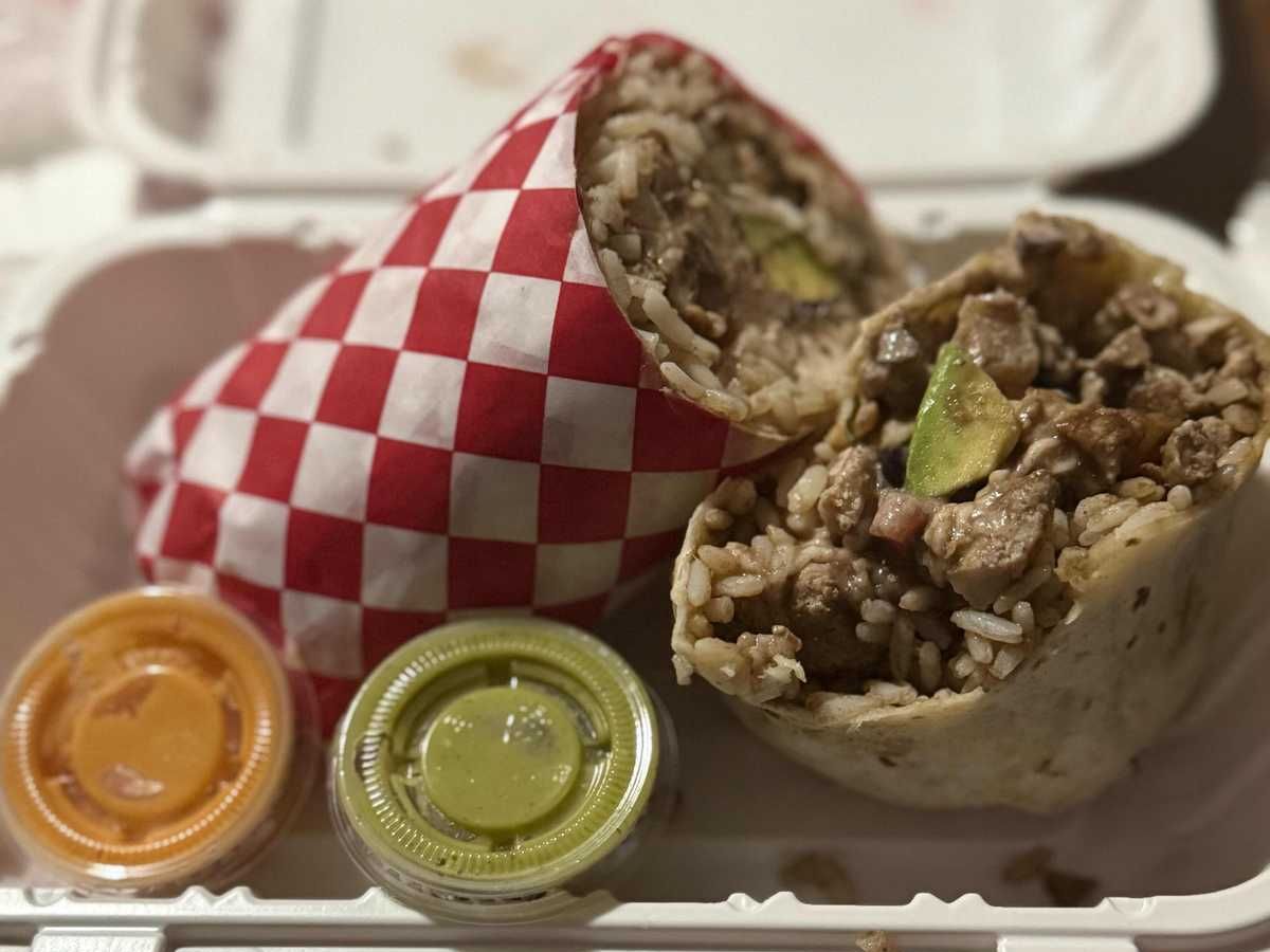 Chicken California Burrito.