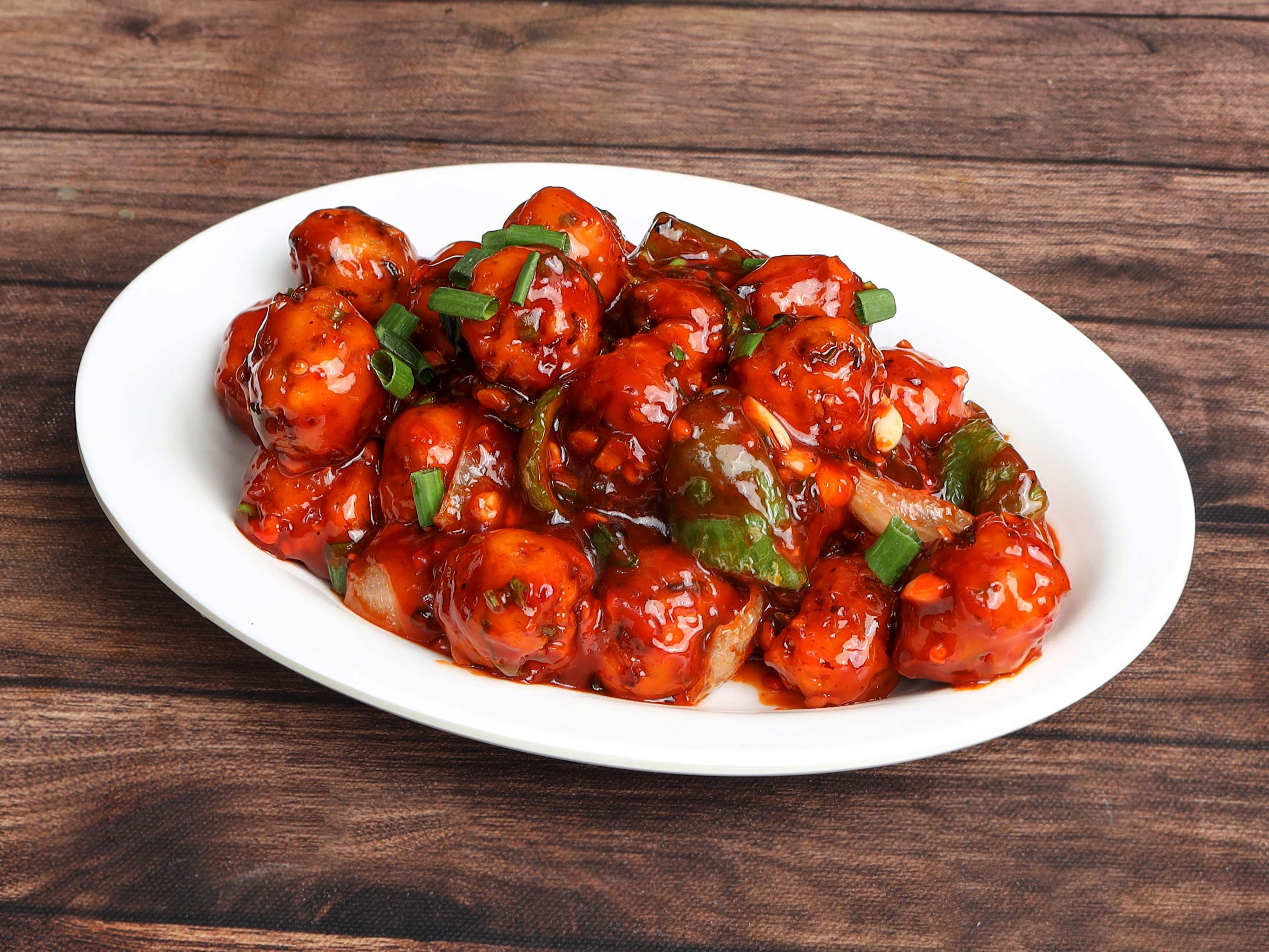 Veg Manchurian.