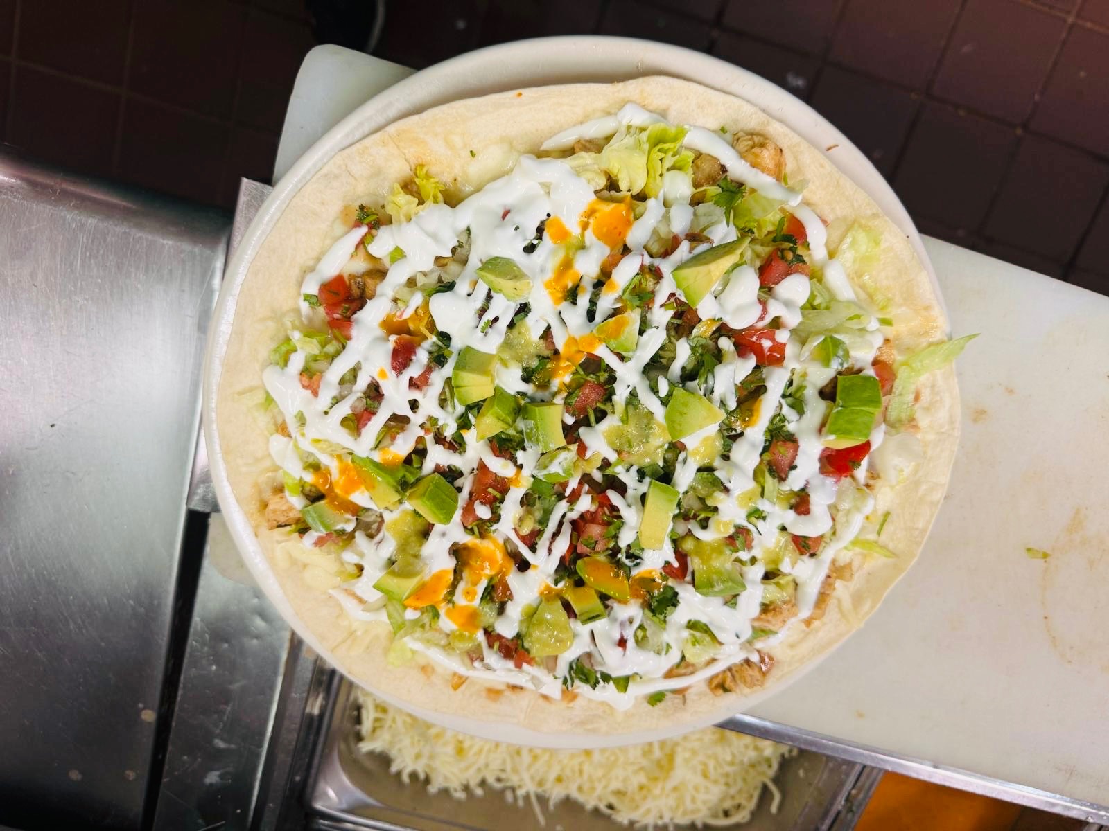 Tostada Supreme.