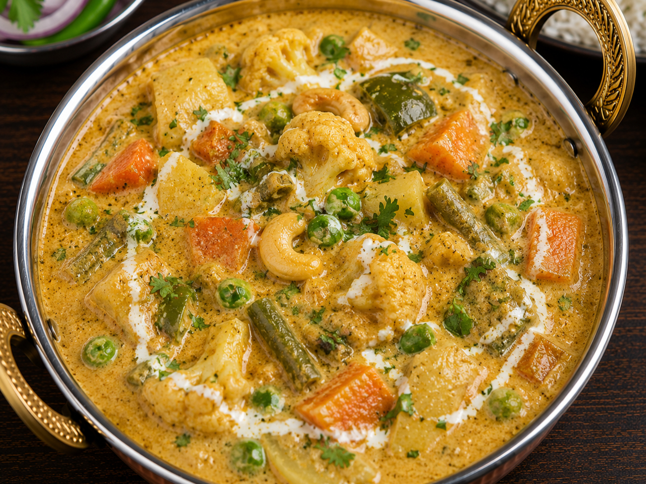 Vegetable Korma.