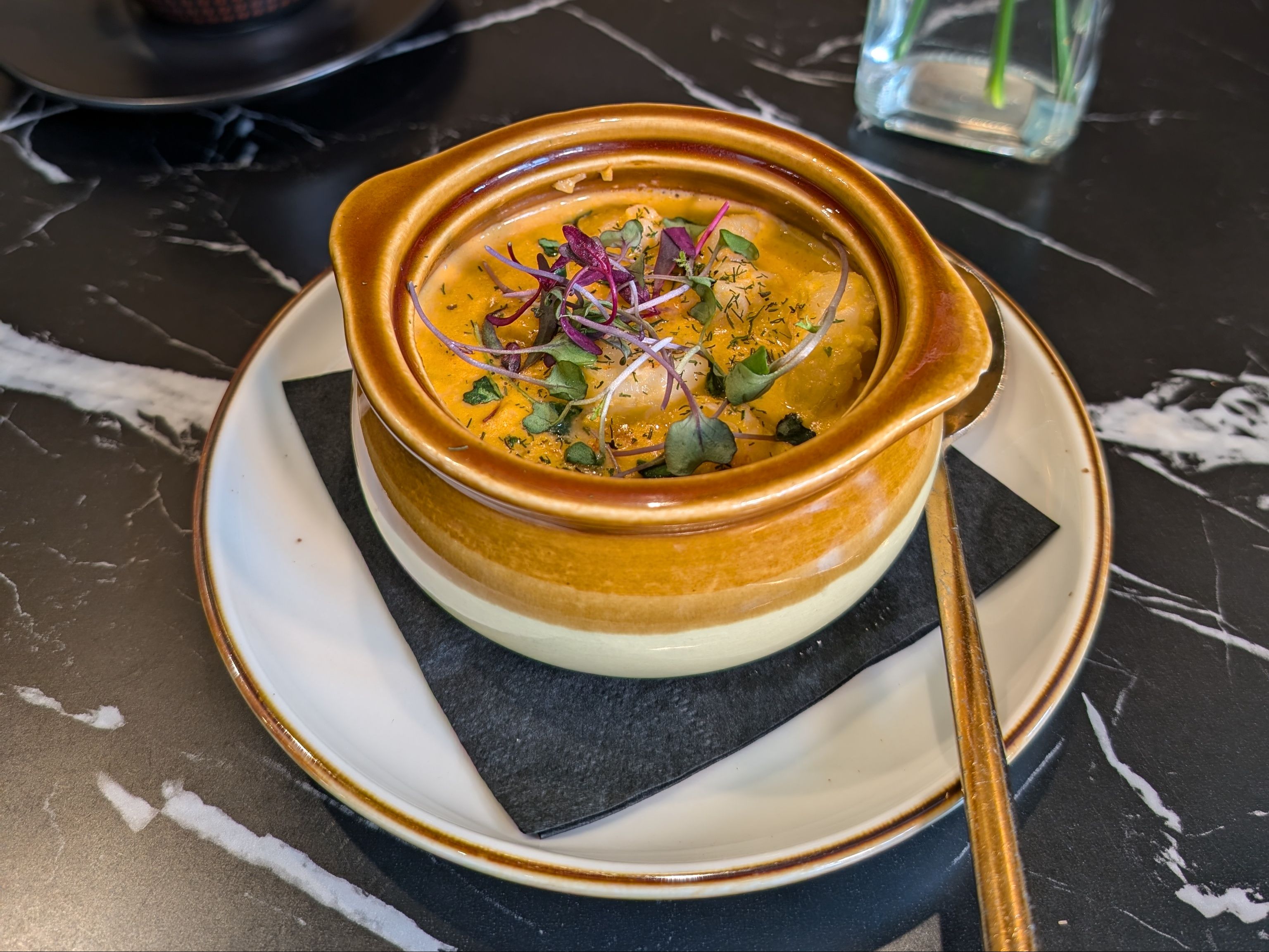 Side - Lobster Bisque Soup.