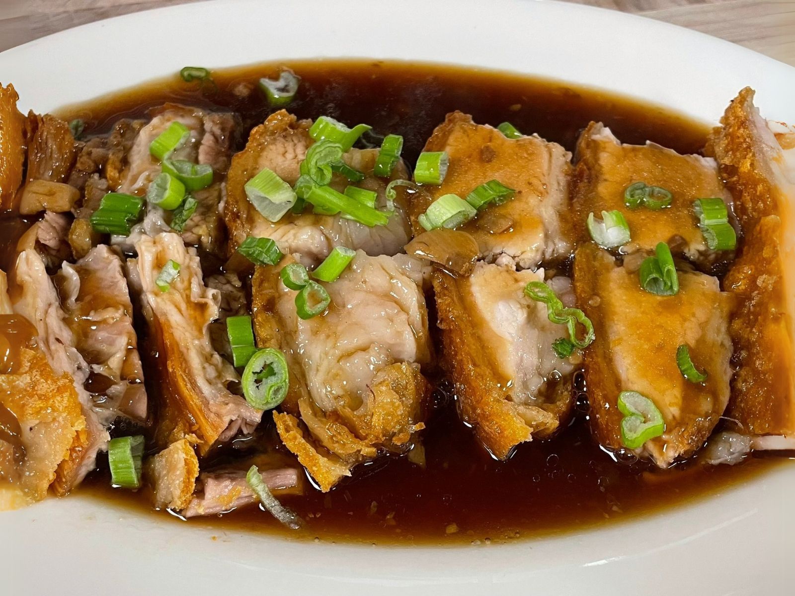 Crispy Pork Belly Adobo