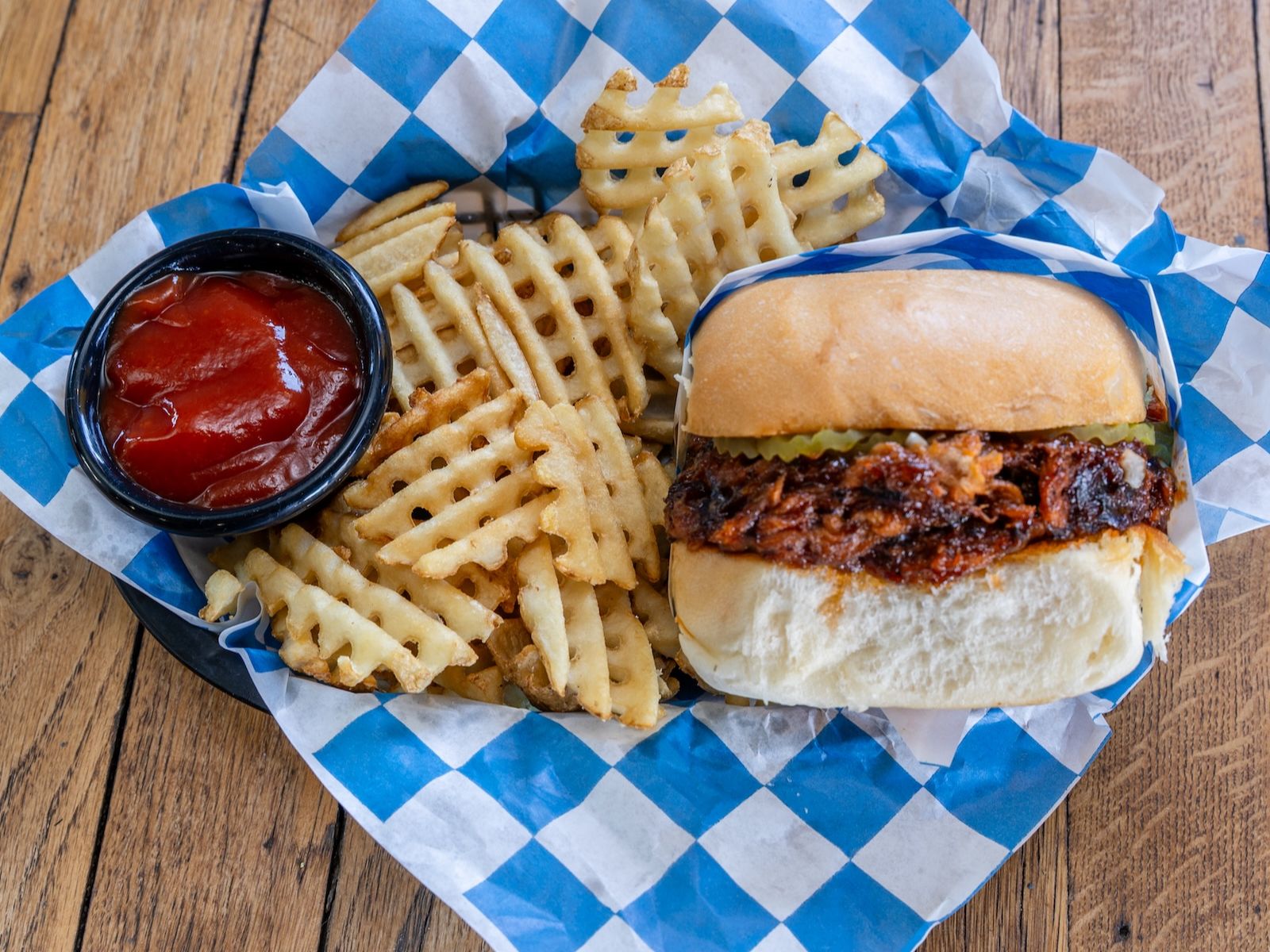 Pulled Pork Sandwich.