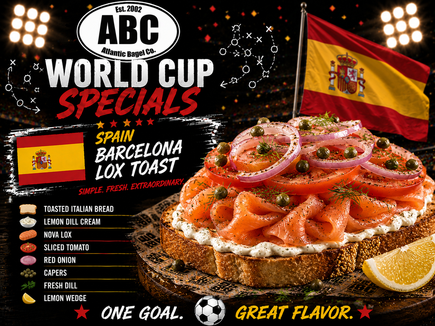Spain Barcelona Lox Toast.