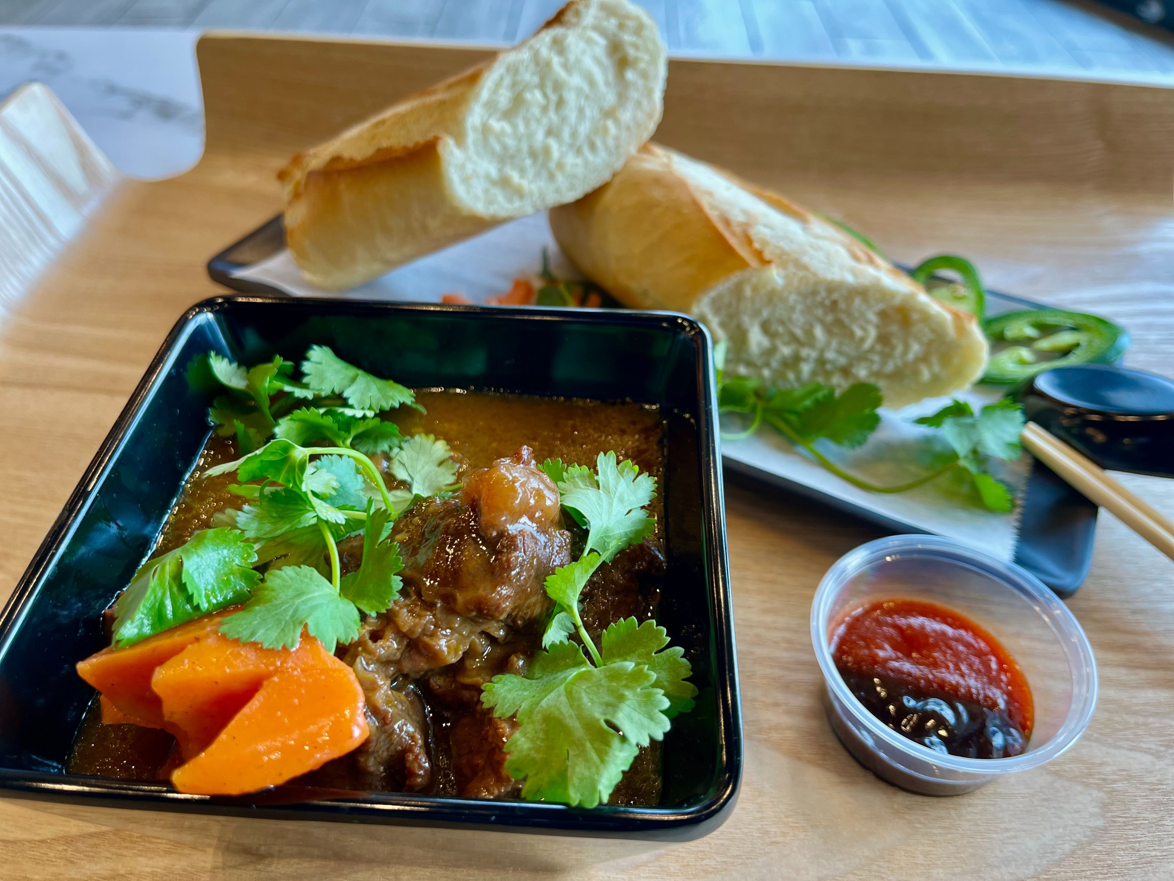 Beef Stew W/ Banh Mi - Bánh Mì Bò Kho.