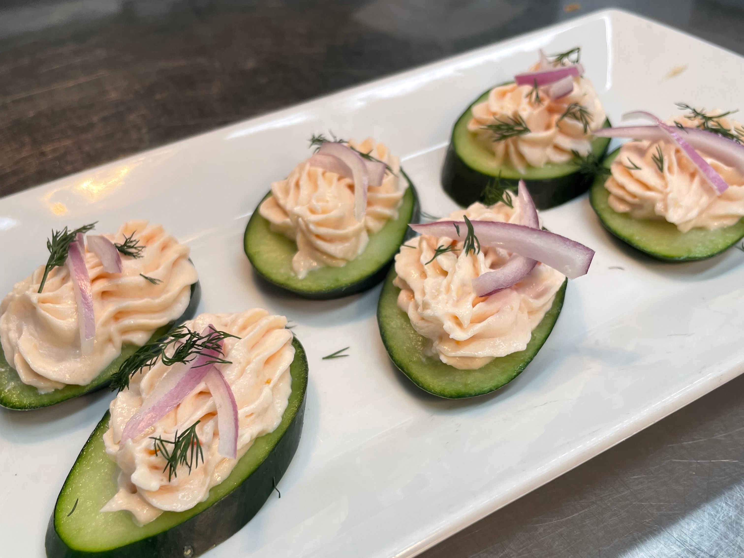 Smoked Salmon Mousse.