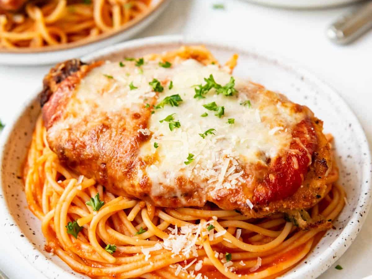 #5 Chicken Parm W Spaghetti