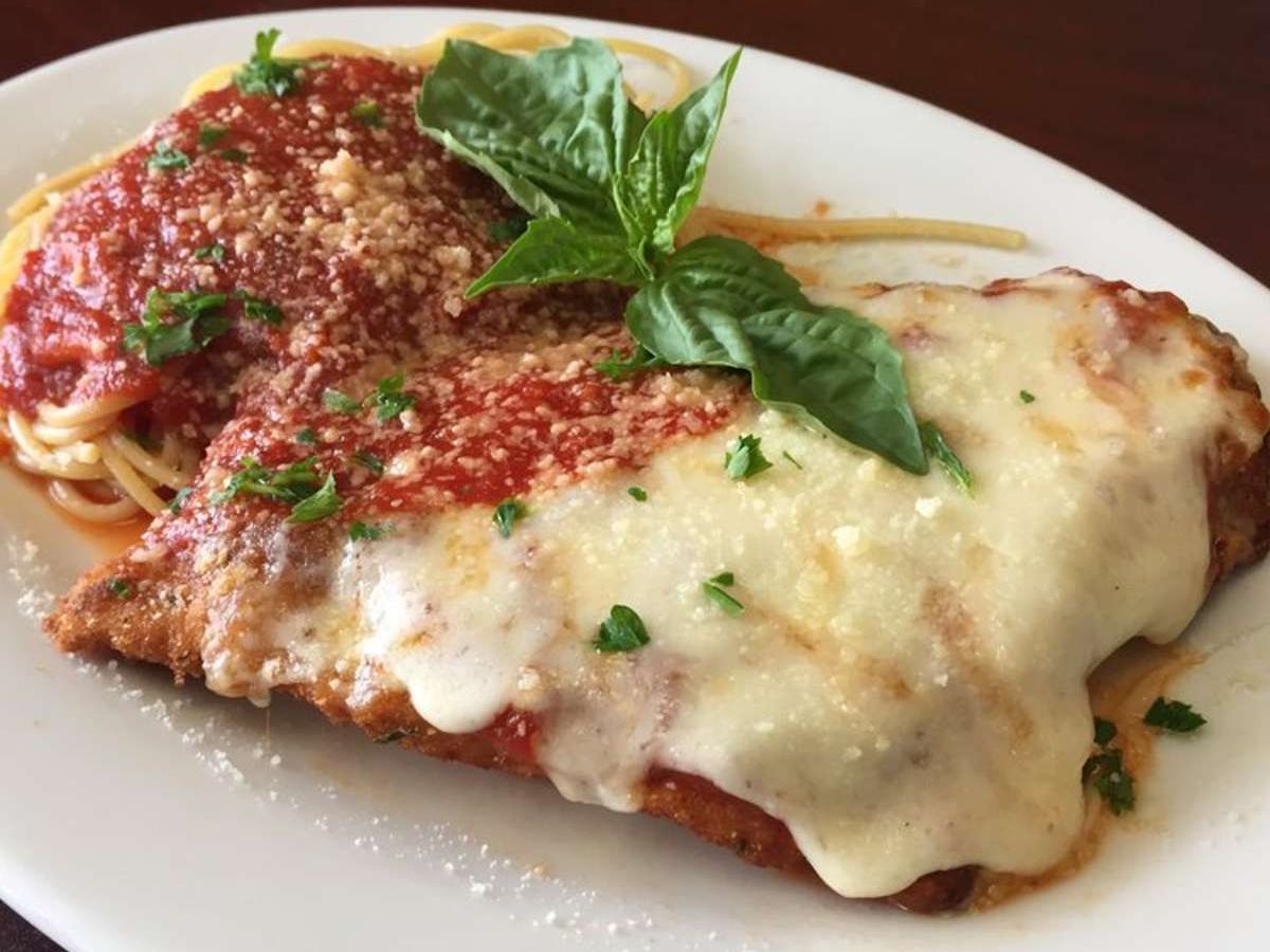 Chicken Parmigiana.