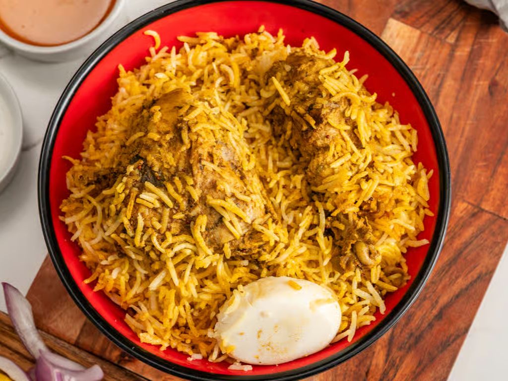 Gongura Chicken Biryani.