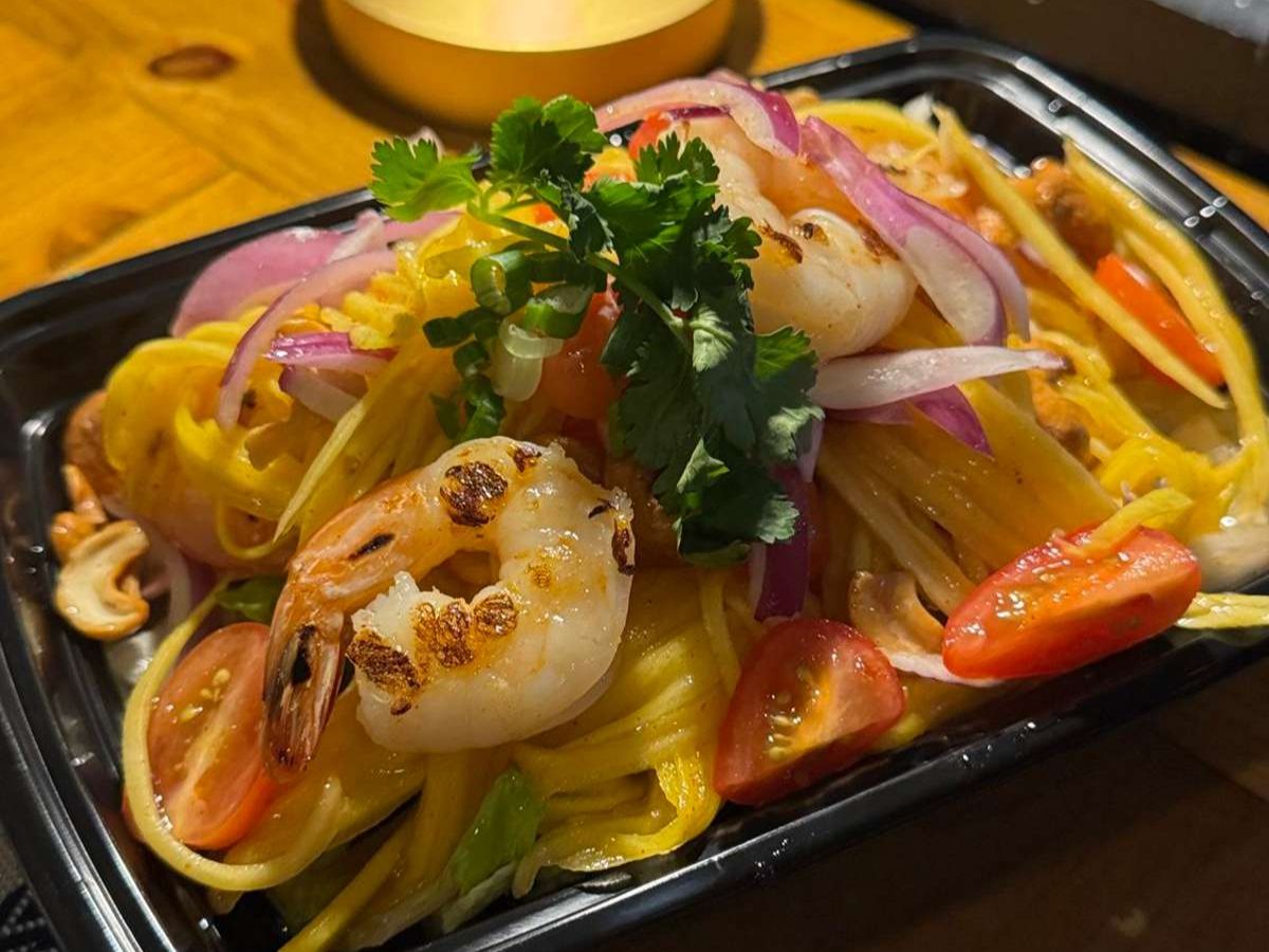 Shrimp Mango Salad.