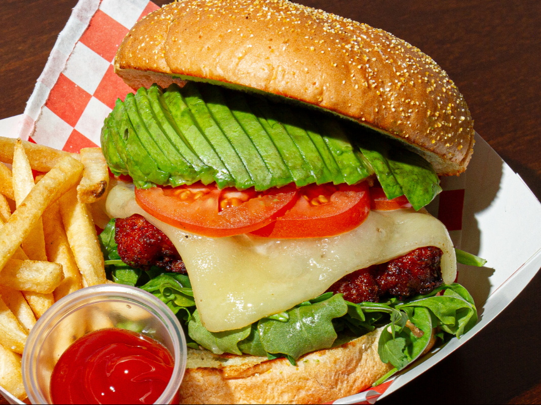Chicken & Avocado Burger.