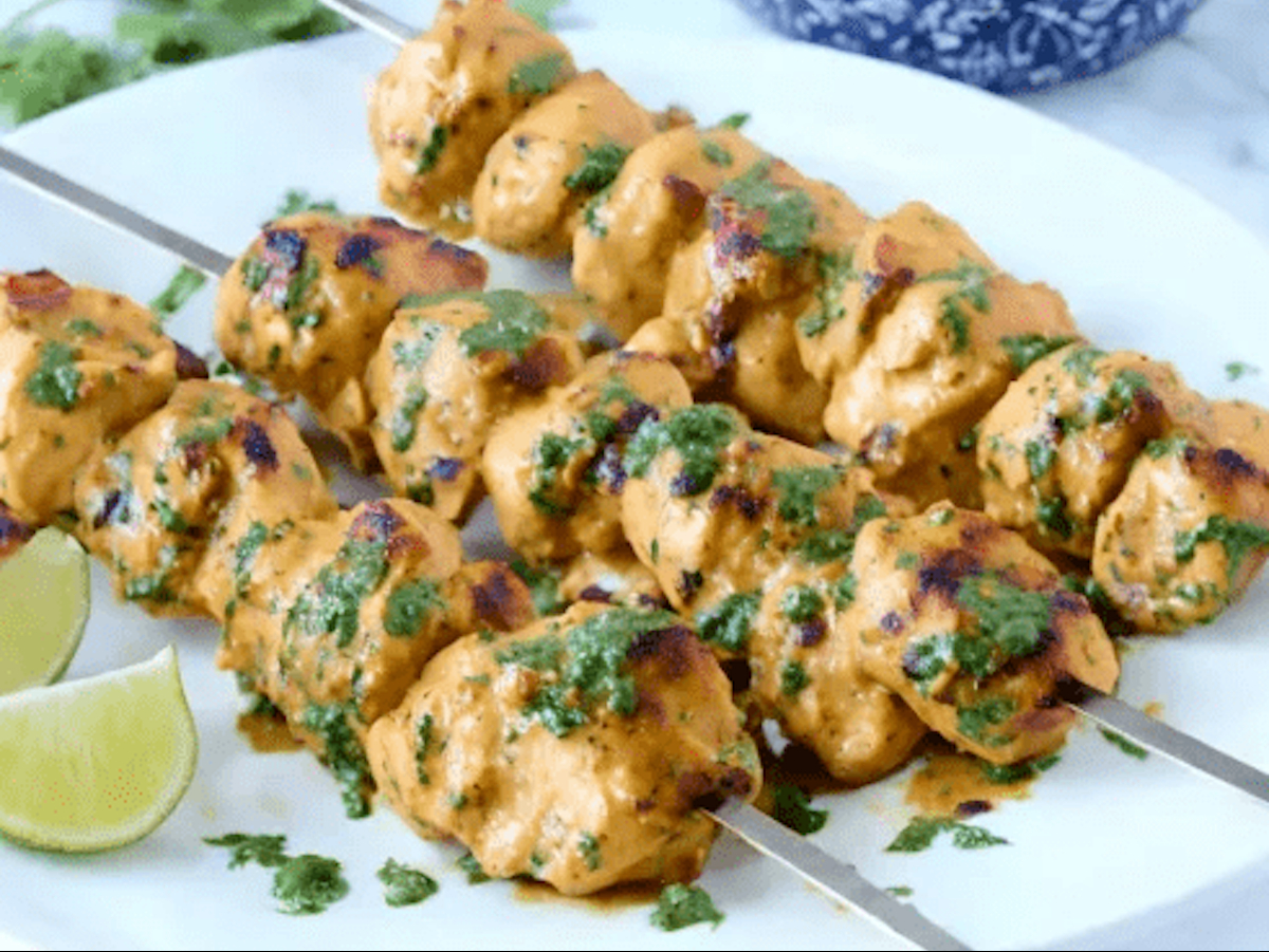 Malai Chicken Tikka.