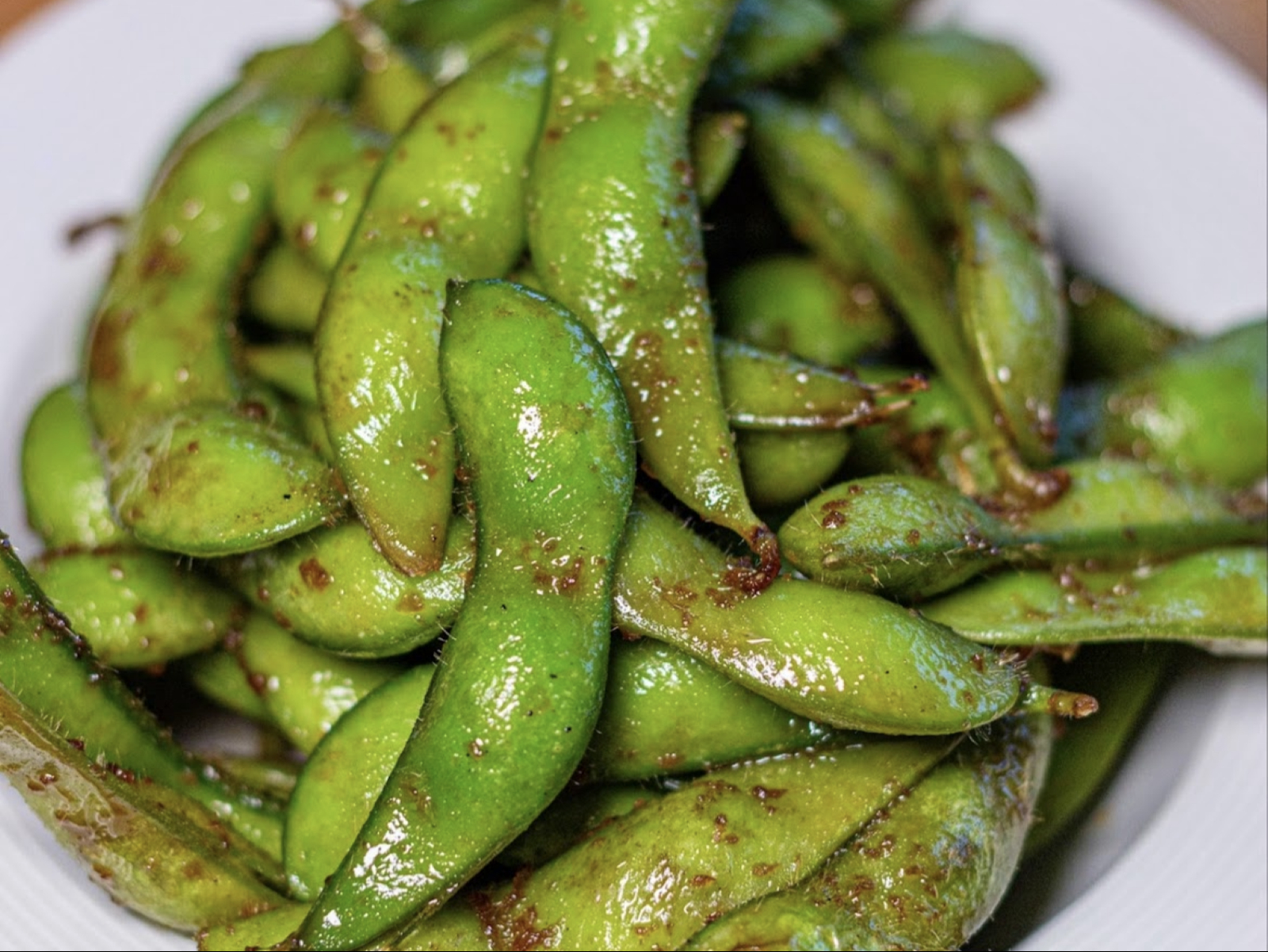 EDAMAME SOY GARLIC.