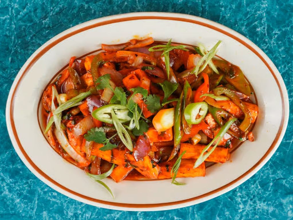 Chilli Paneer.