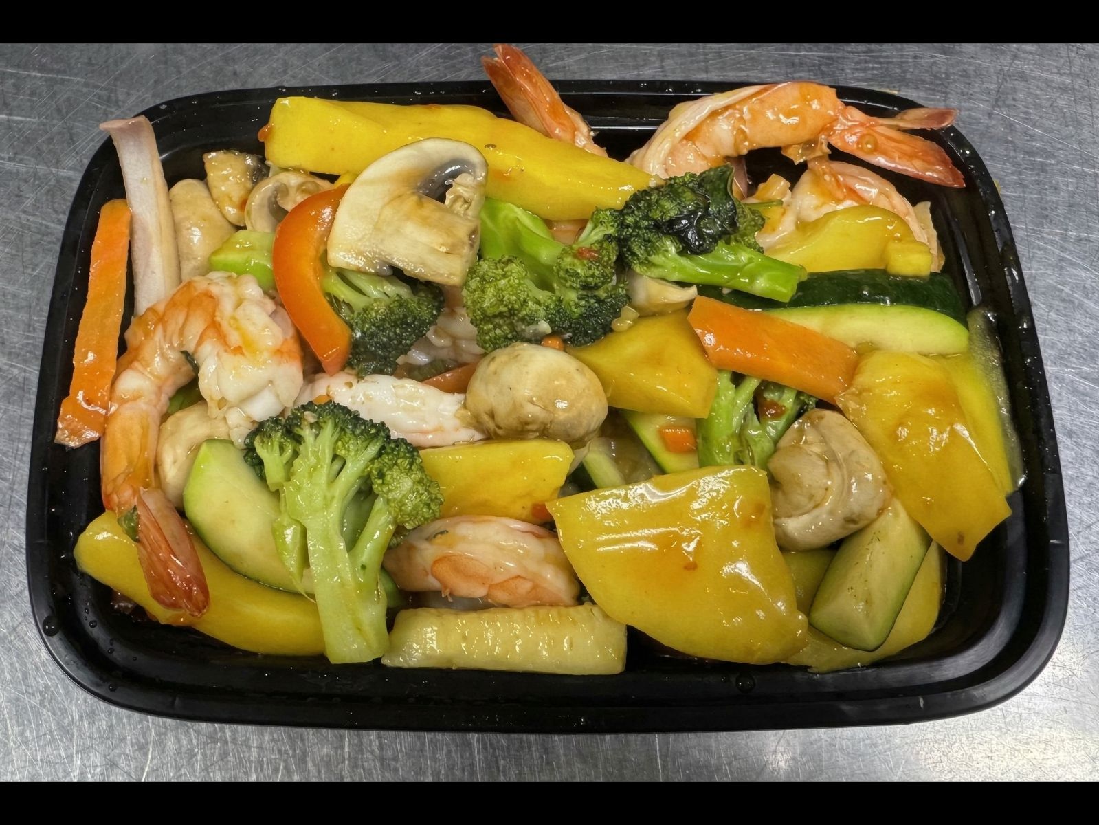Asian Mango Shrimp.