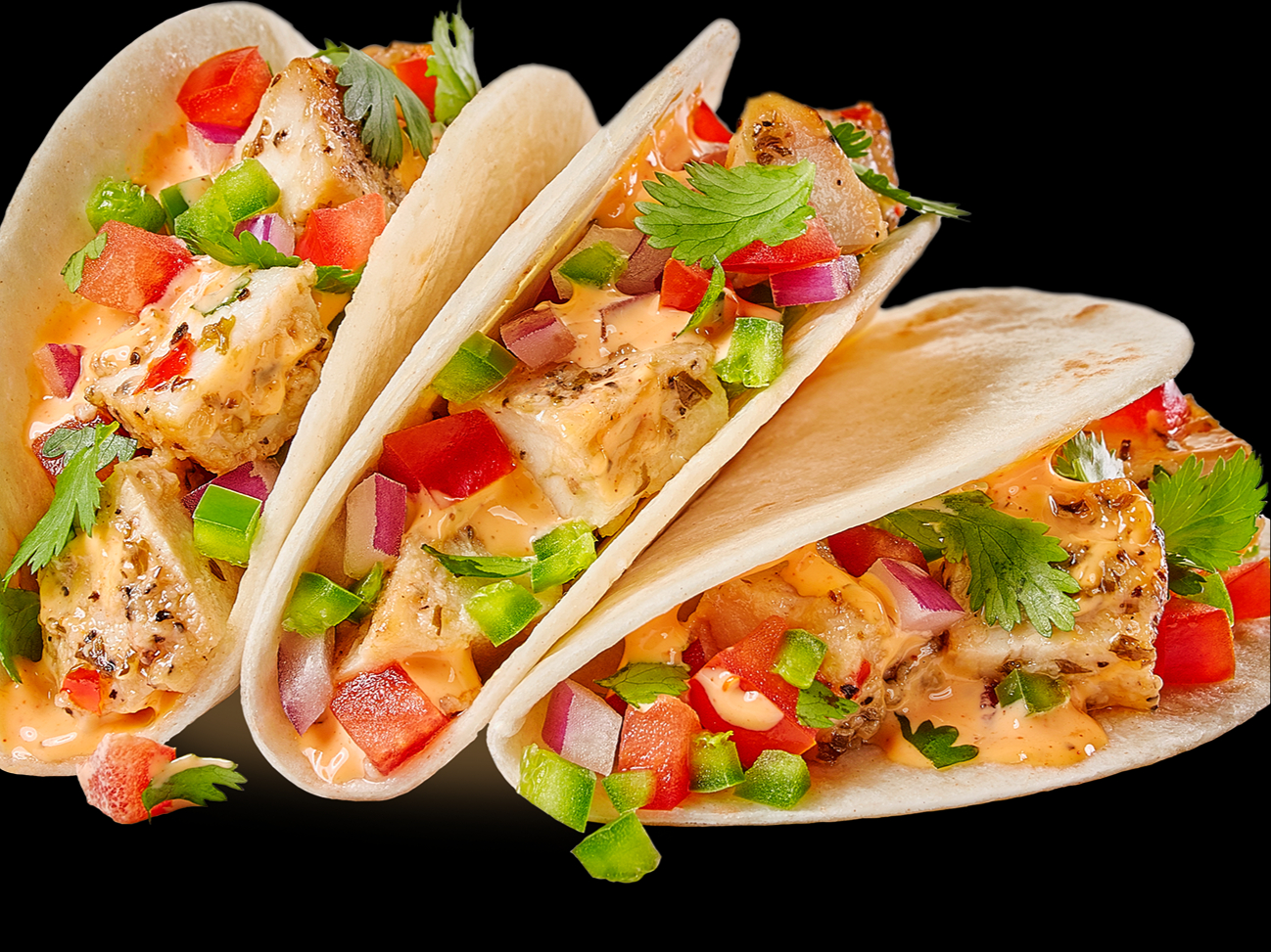 Grilled Veggie Soft Tacos.