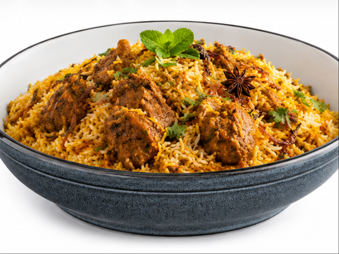 Goat Biriyani.