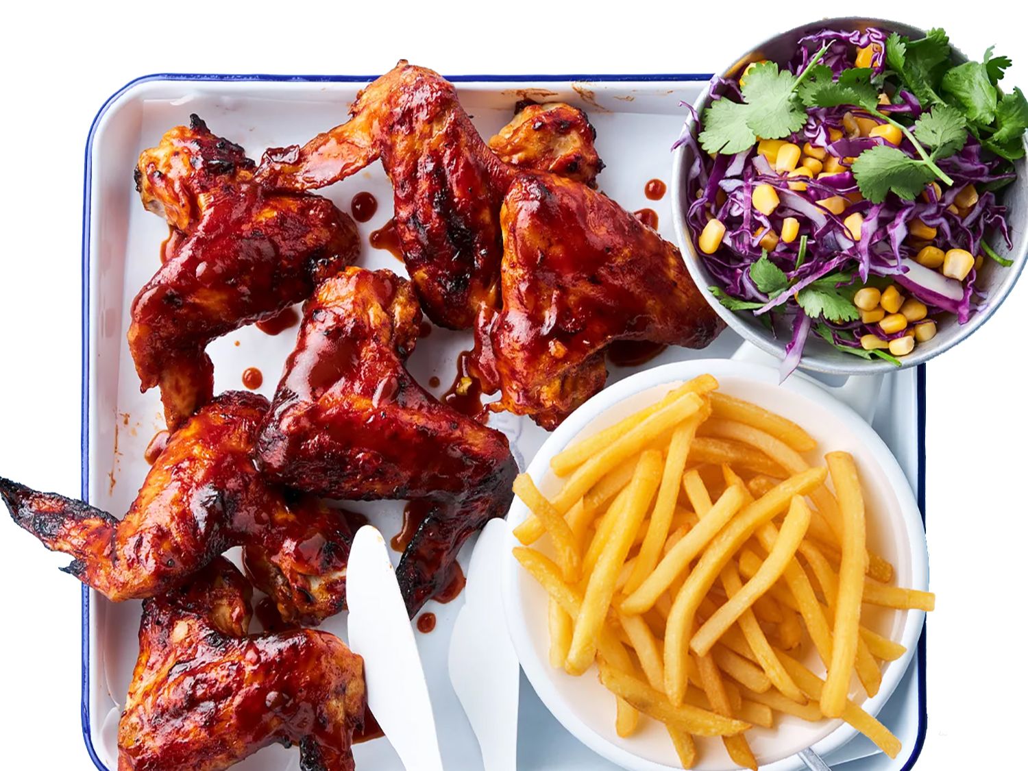 Chicken Wing Dinner.