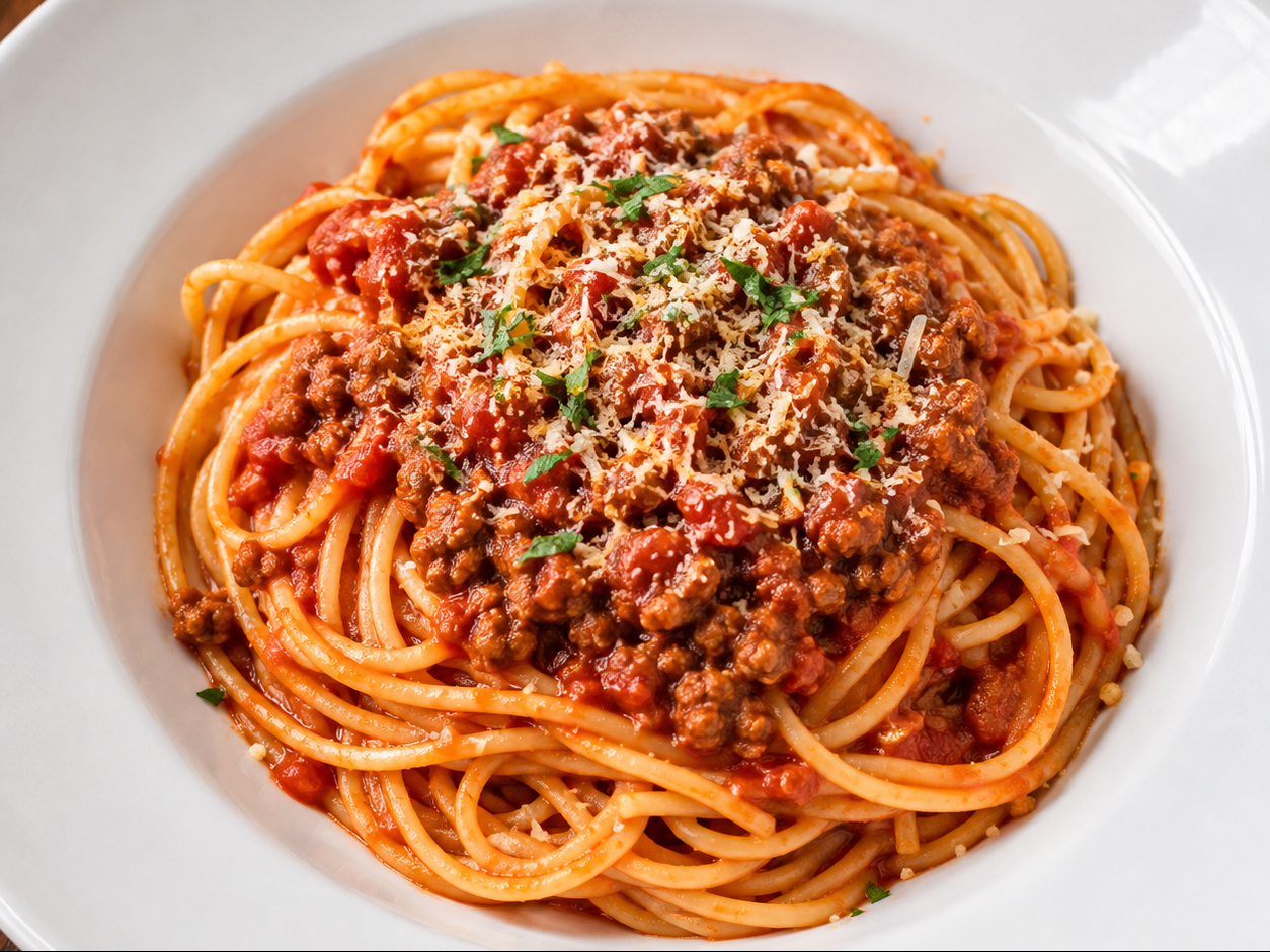 SPAGHETTI MEAT SAUCE.