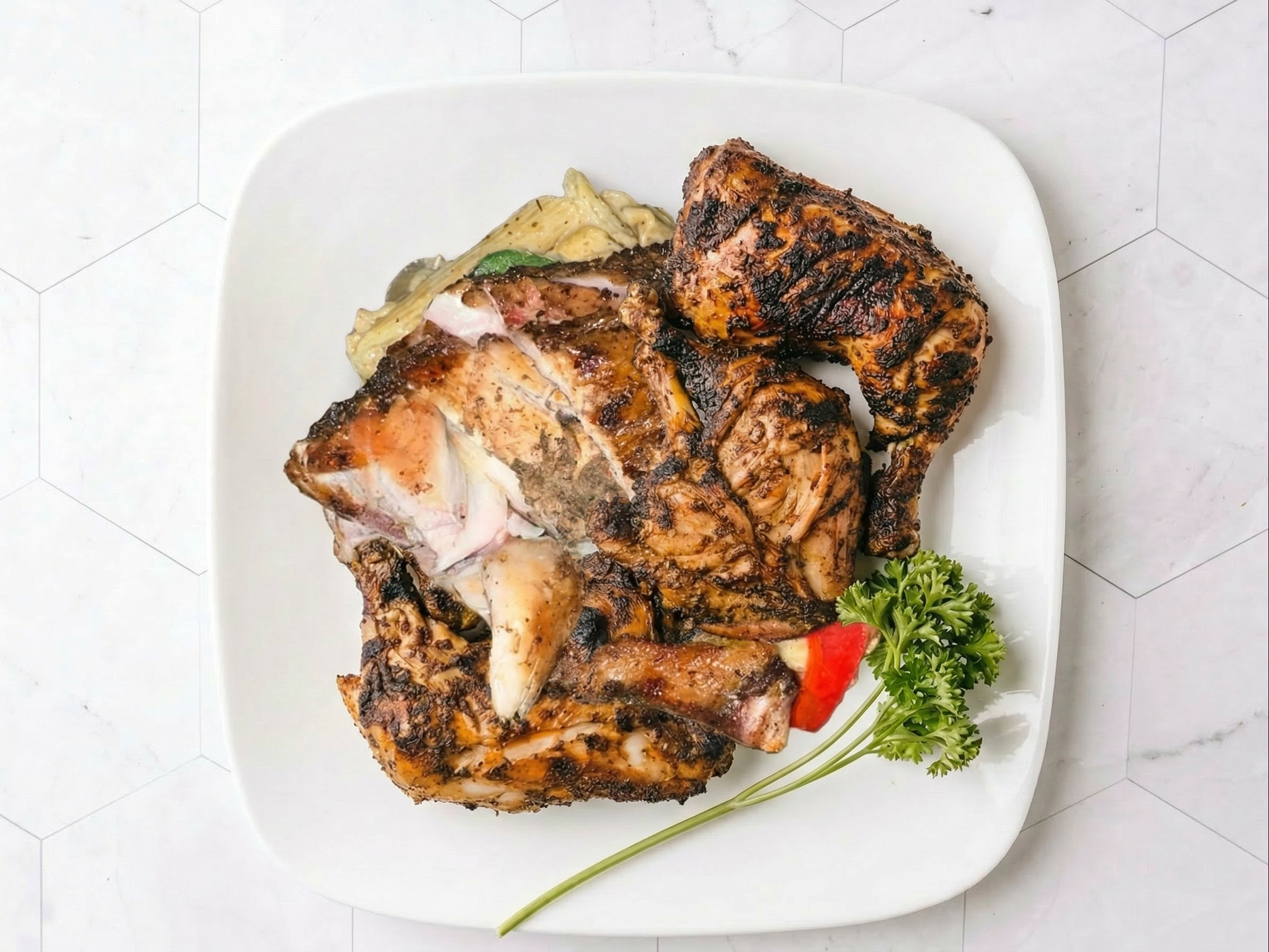 Rasta Pasta with Jerk Chicken