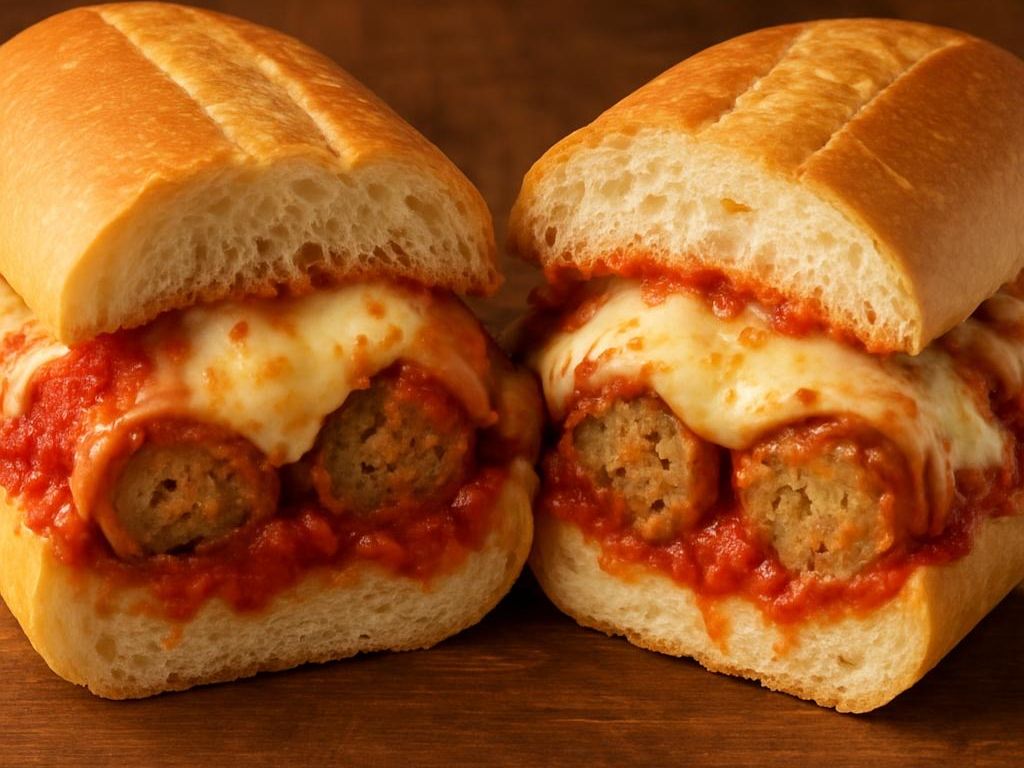 Sausage Parmigiana Whole Loaf Bread.