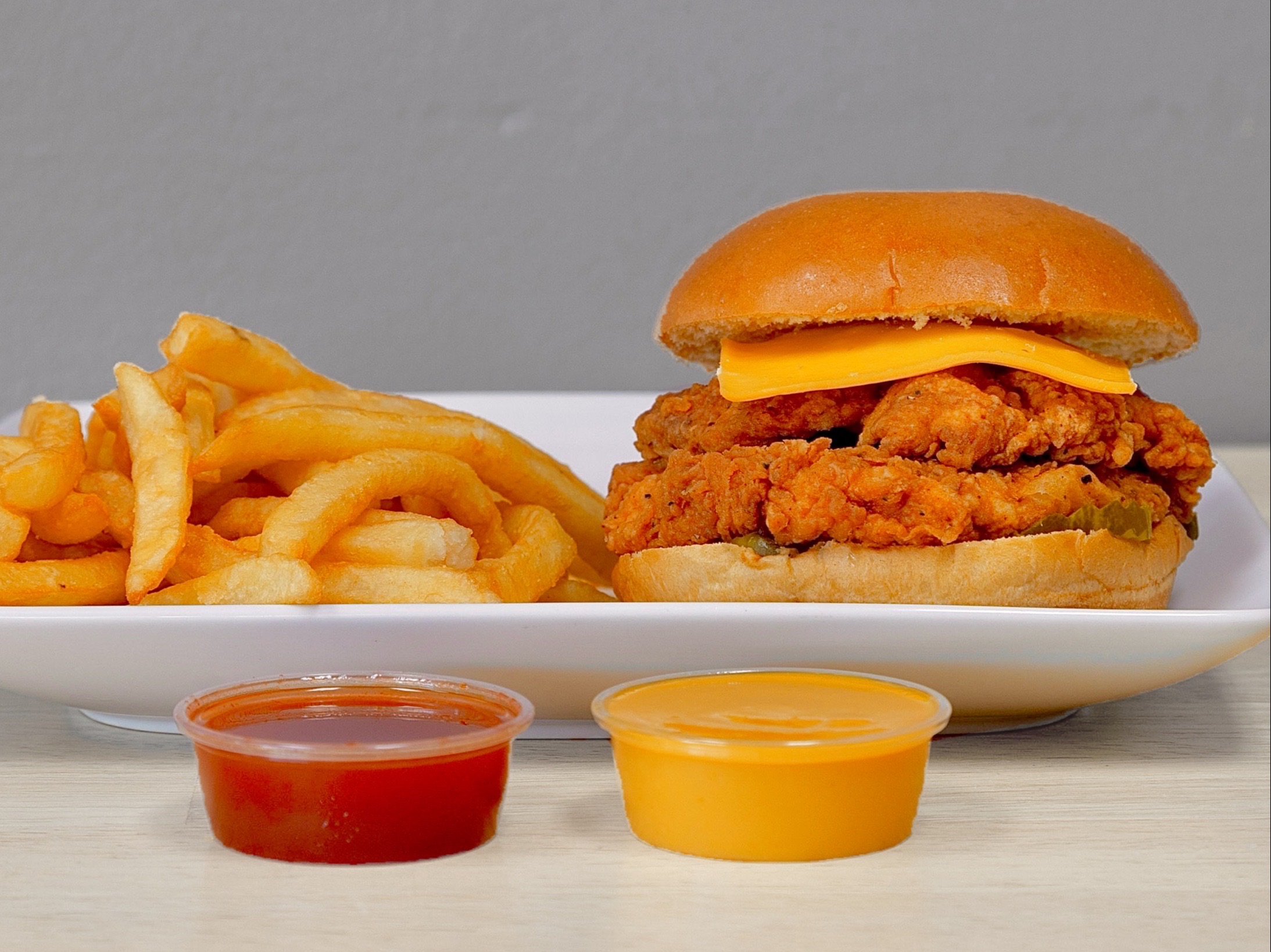 Regular Chicken Sandwich & 1 Side.