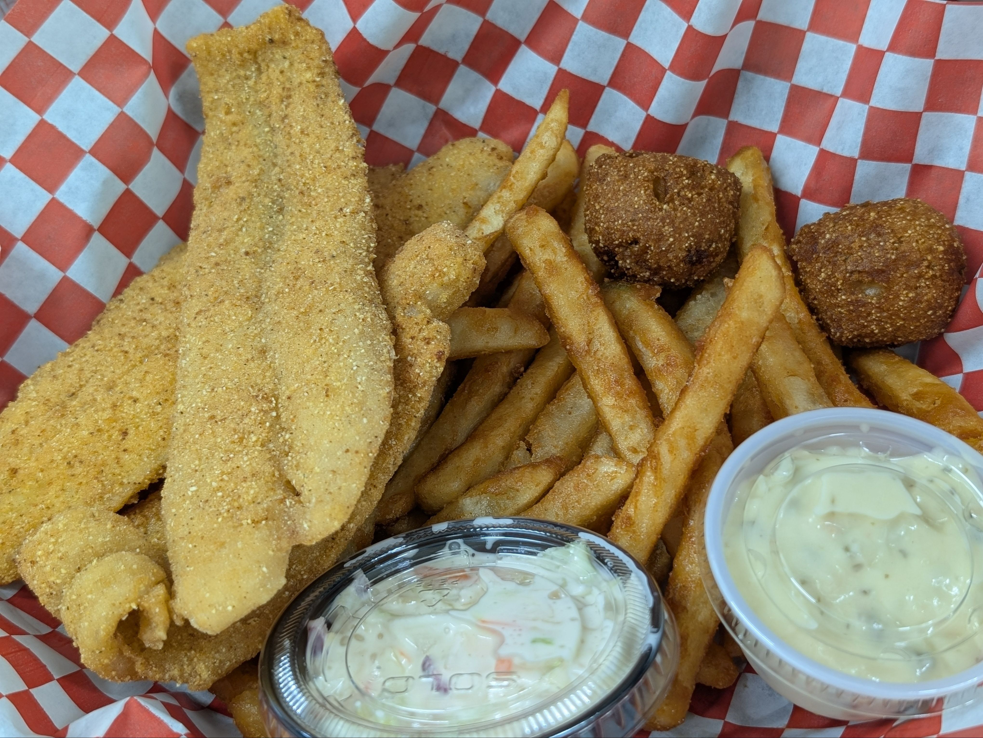 Fried Fish Basket 5pc.