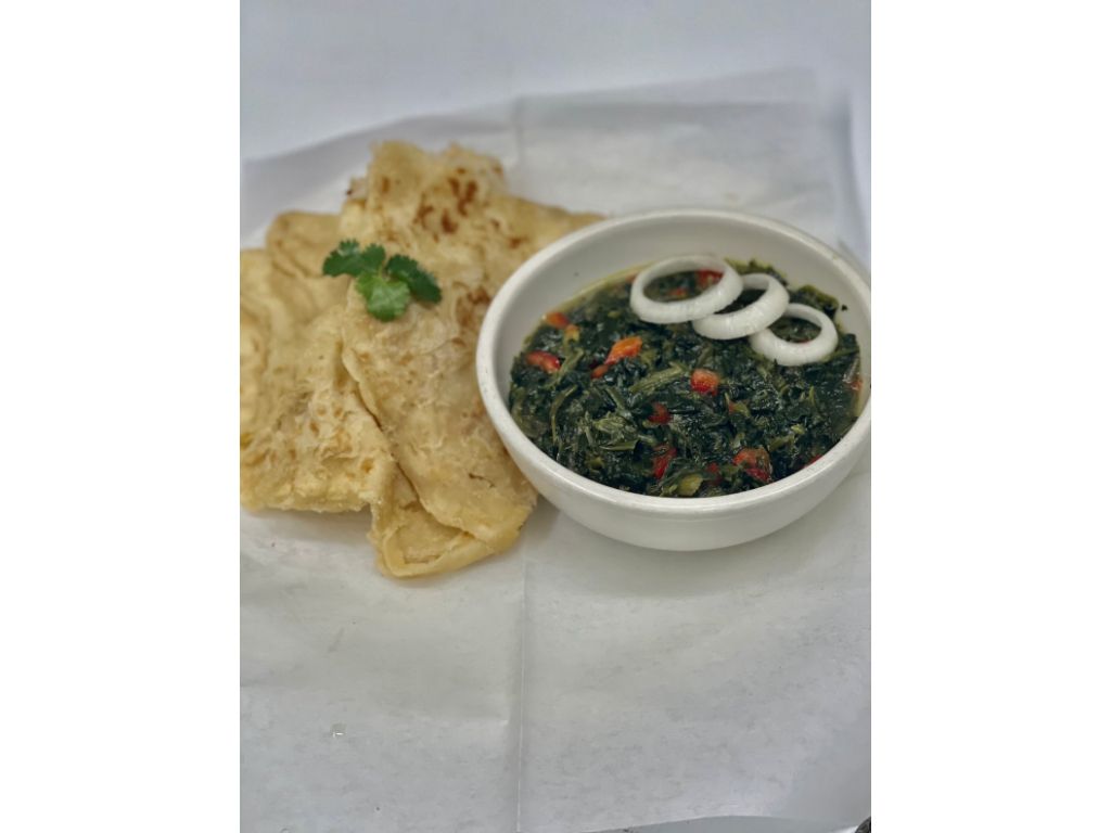 Roti w/Spinach.