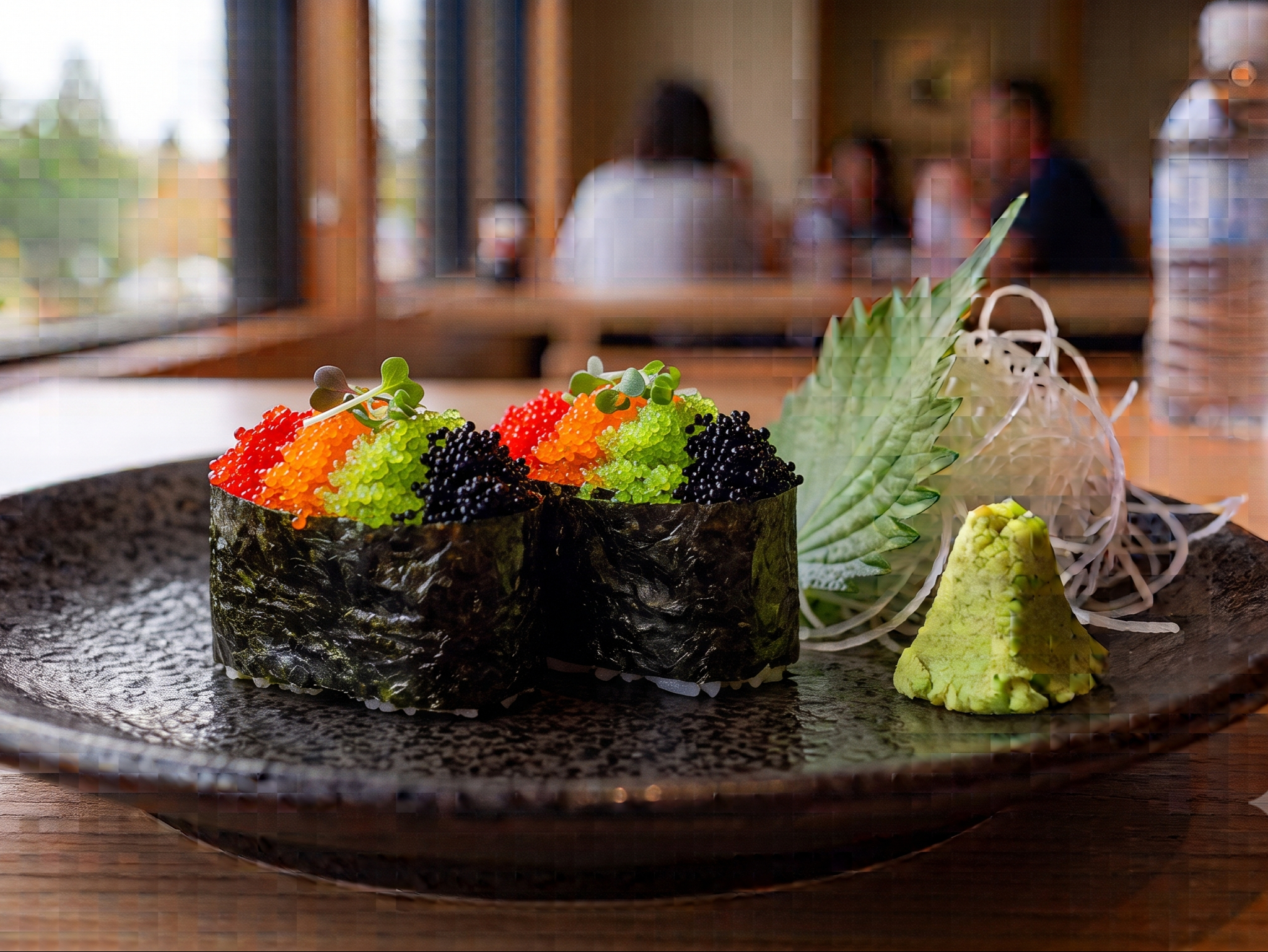 Kunkan Tobiko Sushi 2pc.